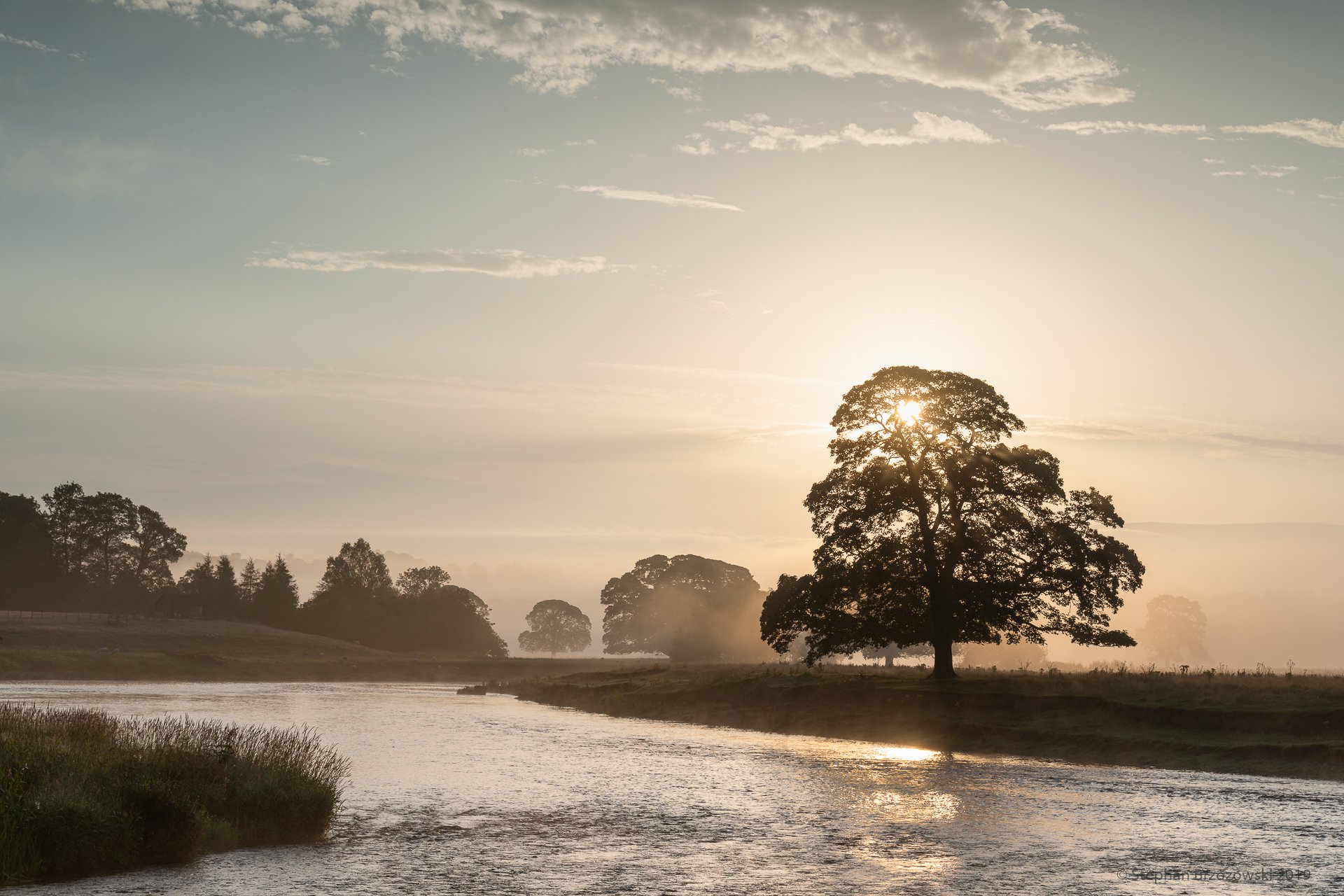 Misty sunrise over Eden Valley, Cumbria by Stephan Brzozowski @stephanbrz