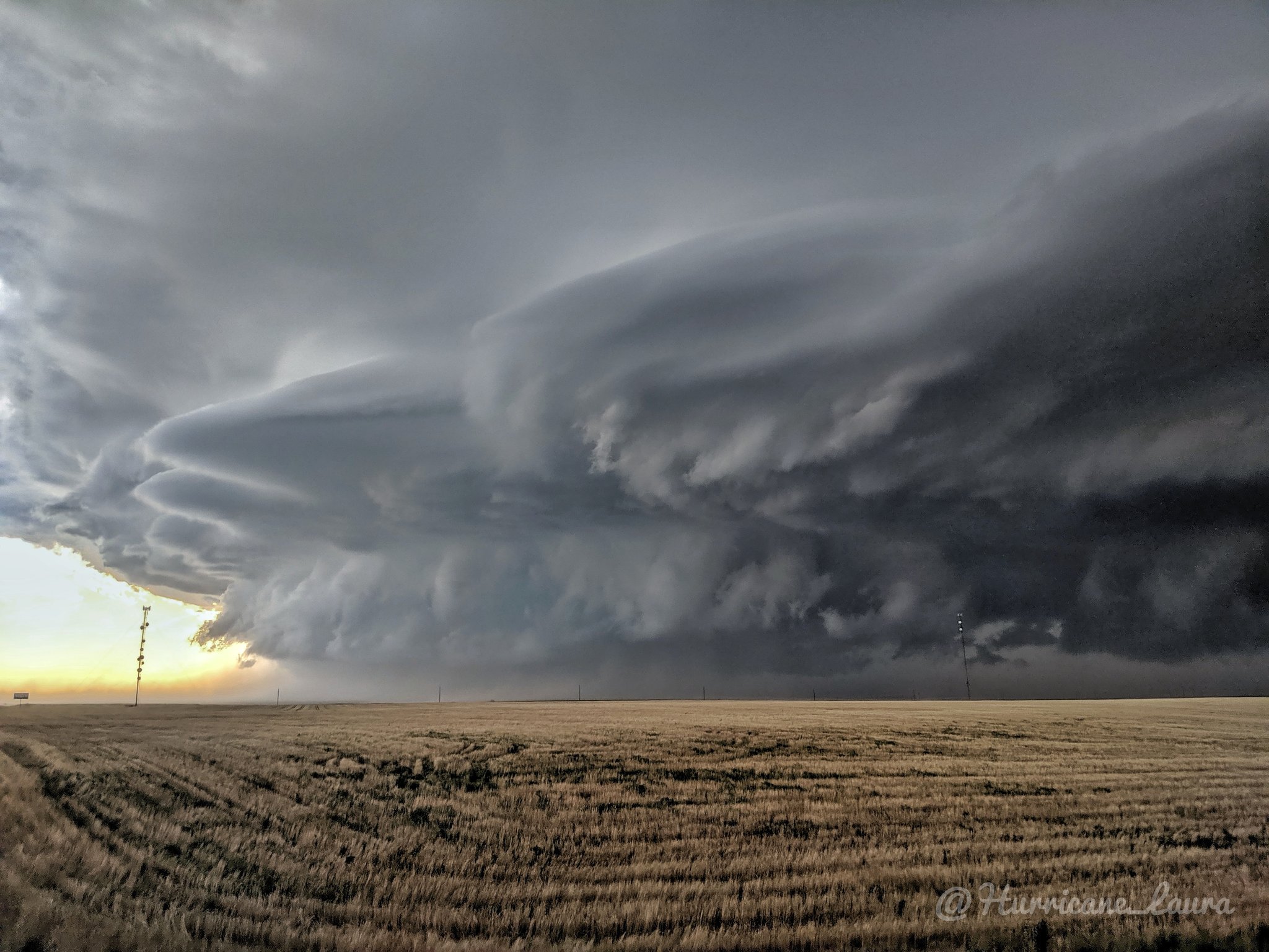 Monster Supercell in eastern Colorado by Laura Smith @Hurricane_Laura