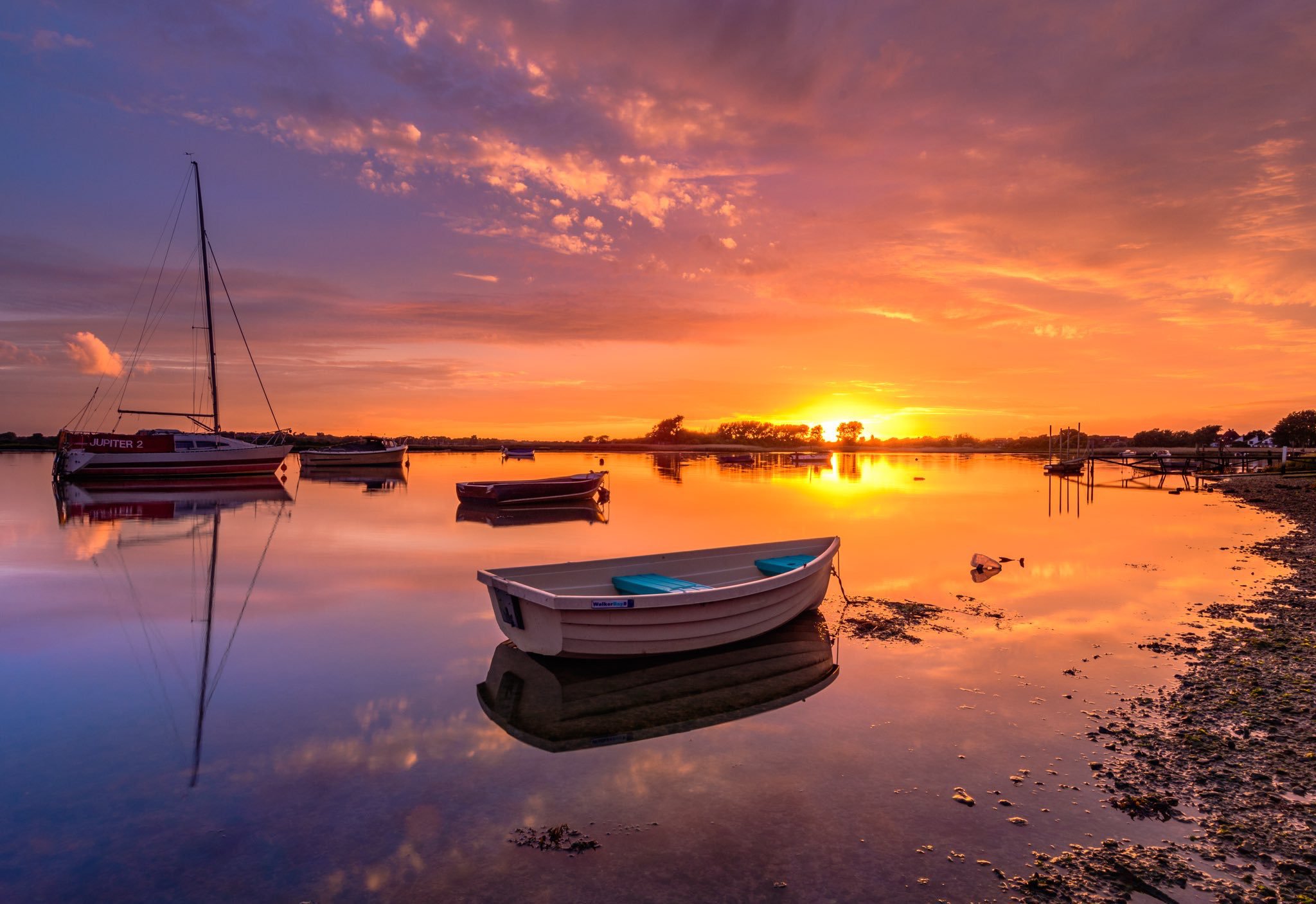 Skies above Mudeford, Dorset by steven hogan @Steve_Hogan_