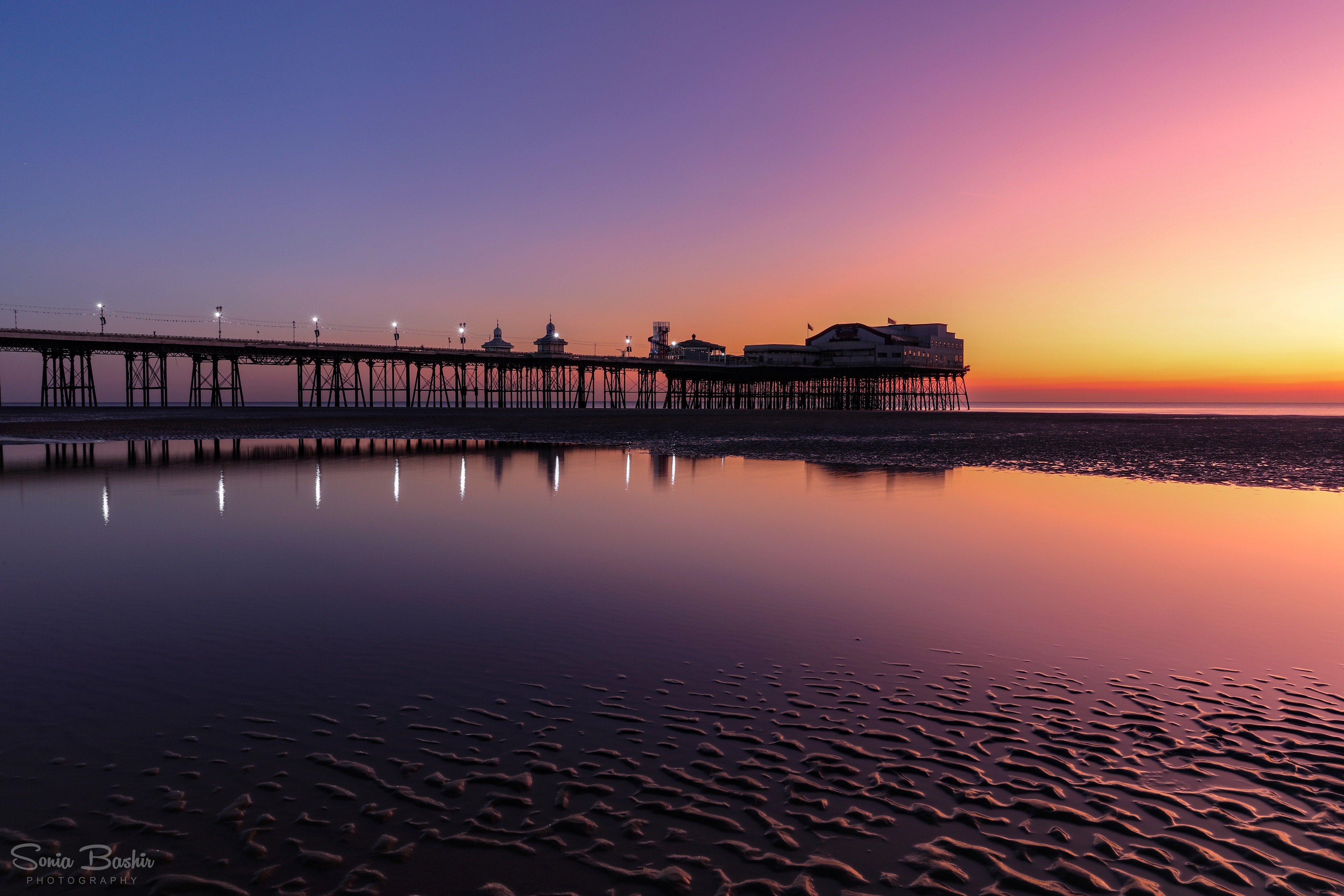 1st Place North Pier Sunset, Blackpool by Sonia Bashir @SoniaBashir_
