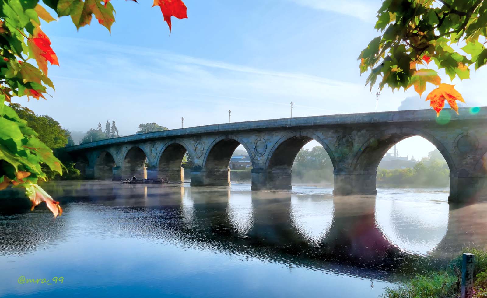 Autumnal colours in Hexham, Northumberland by Michael Allan @MRA_99