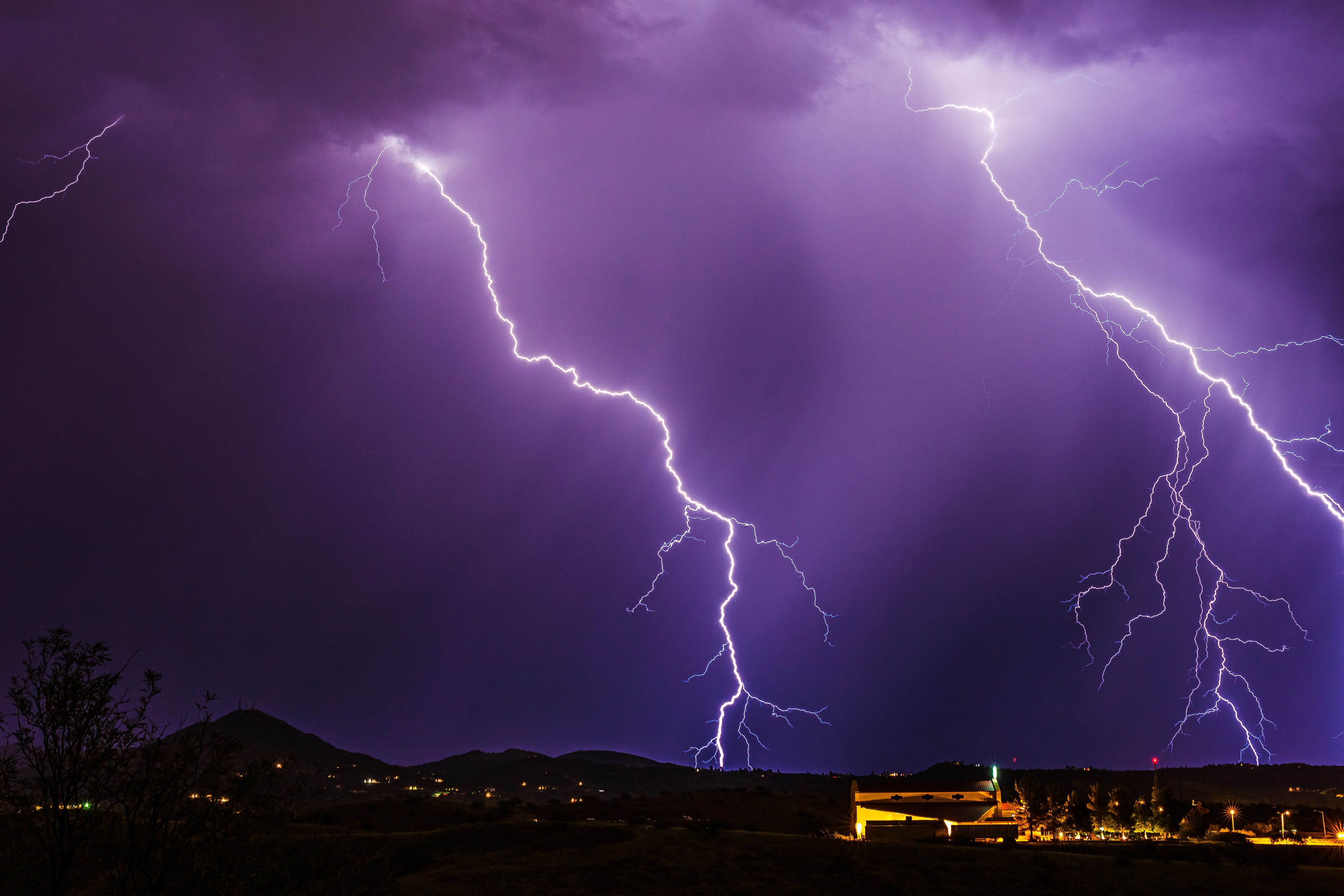 A storm approaches Nogales, Arizona by Lori Grace Bailey @lorigraceaz