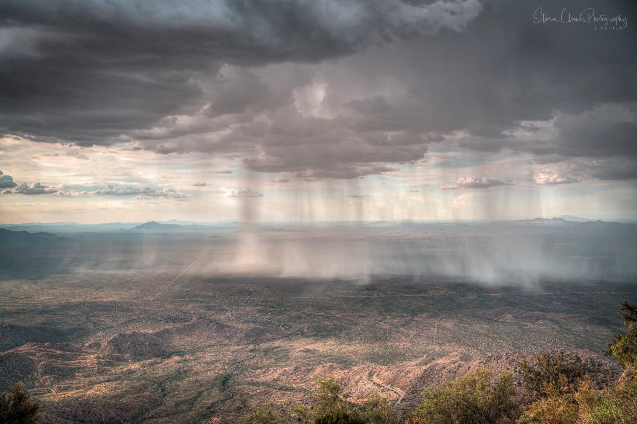 2nd Place A bird’s eye view of a Tucson monsoon by Laura Hedien- Storm Clouds Photography @lhedien