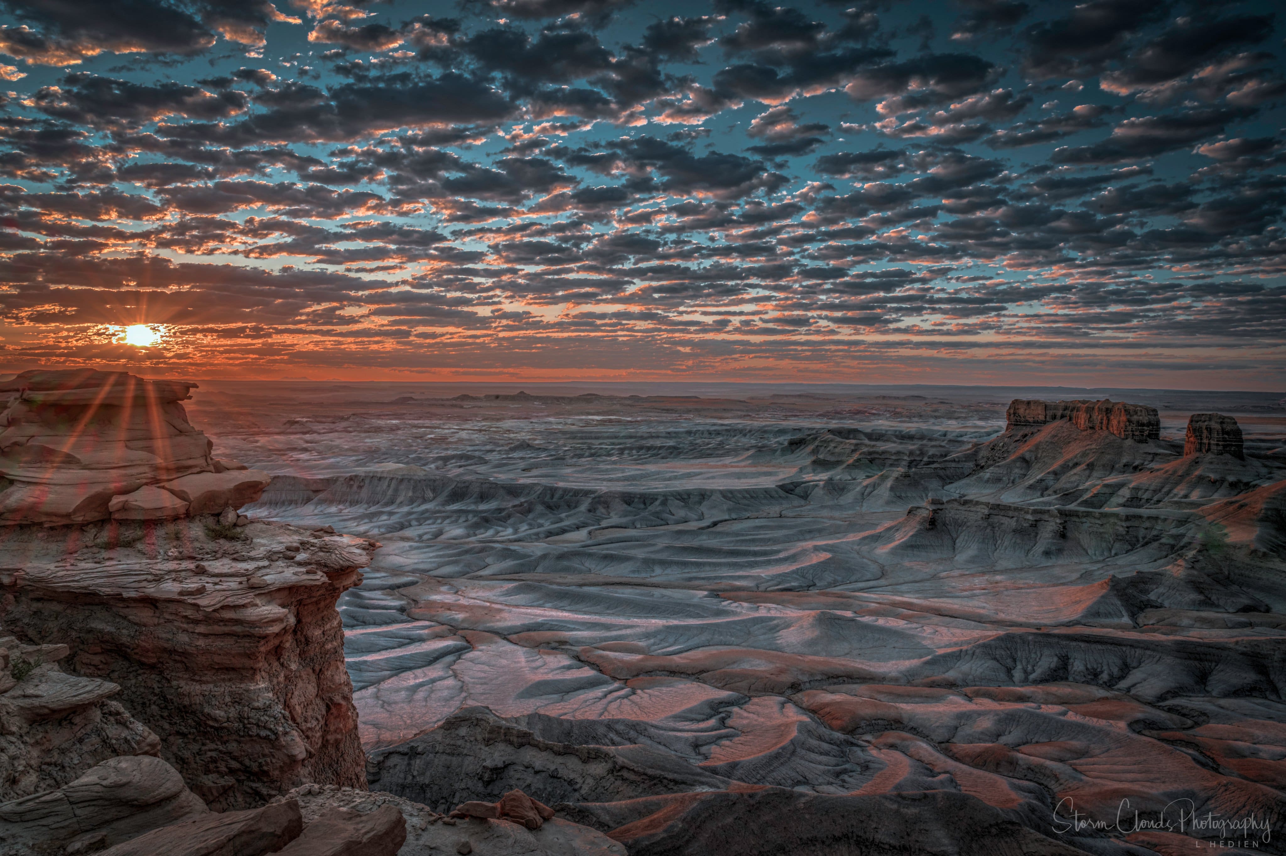 2nd Place Sunrise in the badlands in central Utah by Laura Hedien @lhedien