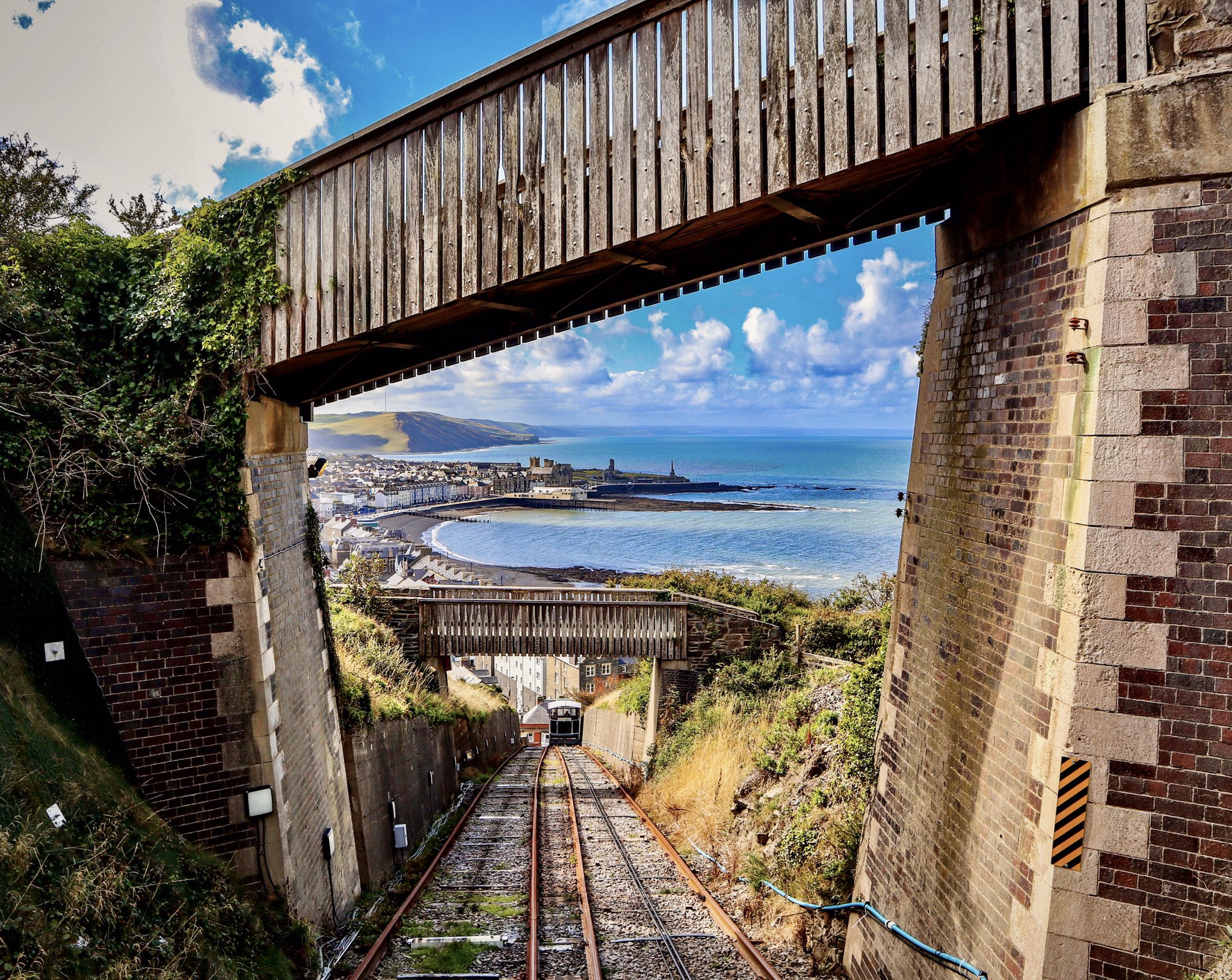 3rd Place The view from the Cliff Railway in Aberystwyth, Ceredigion,Wales by SOLOwePhotography @SOLowePhotogra1