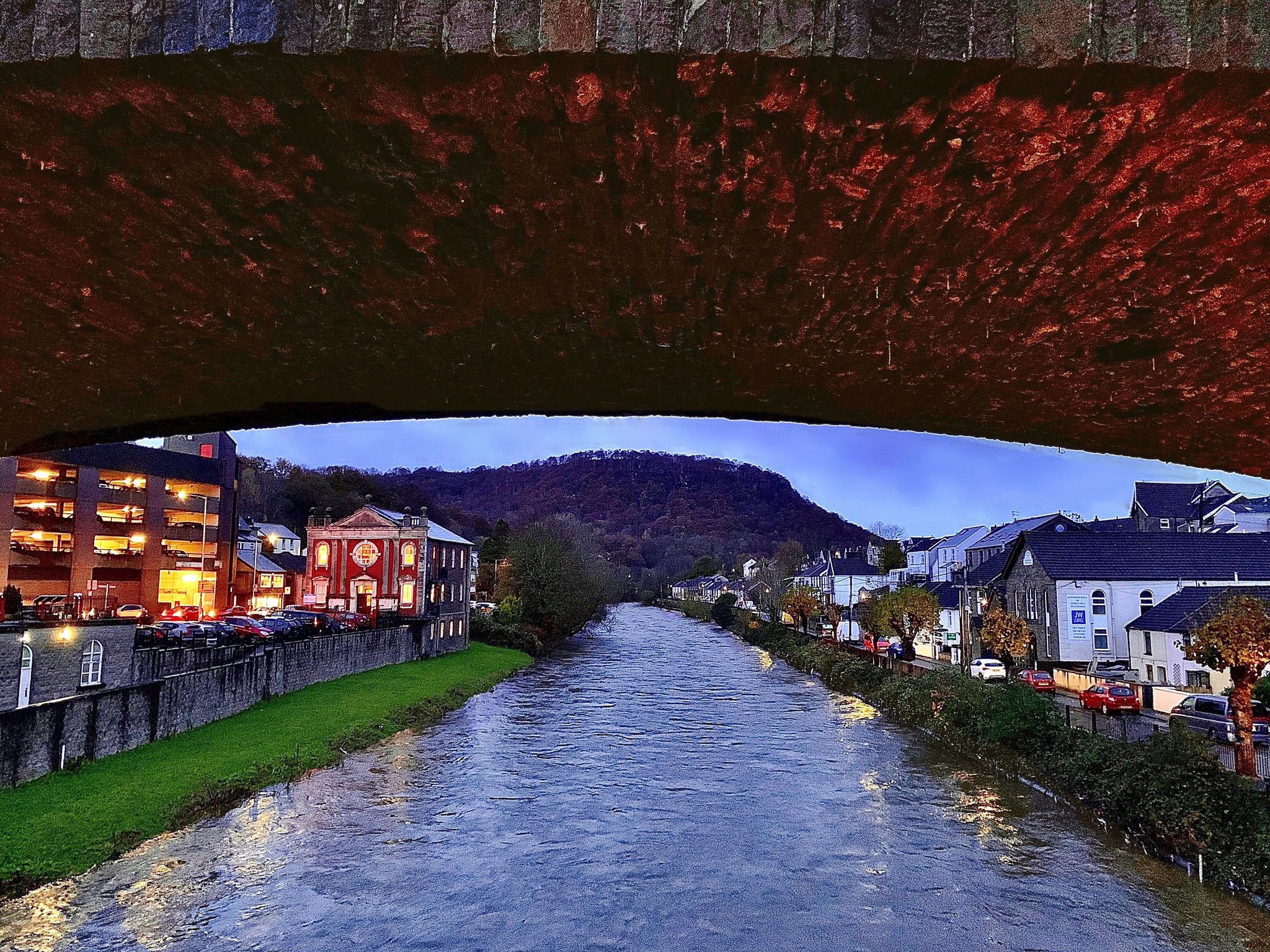 ‘Under the bridge’ Pontypridd, South Wales by Sheena Parry-Davies @davies_parry