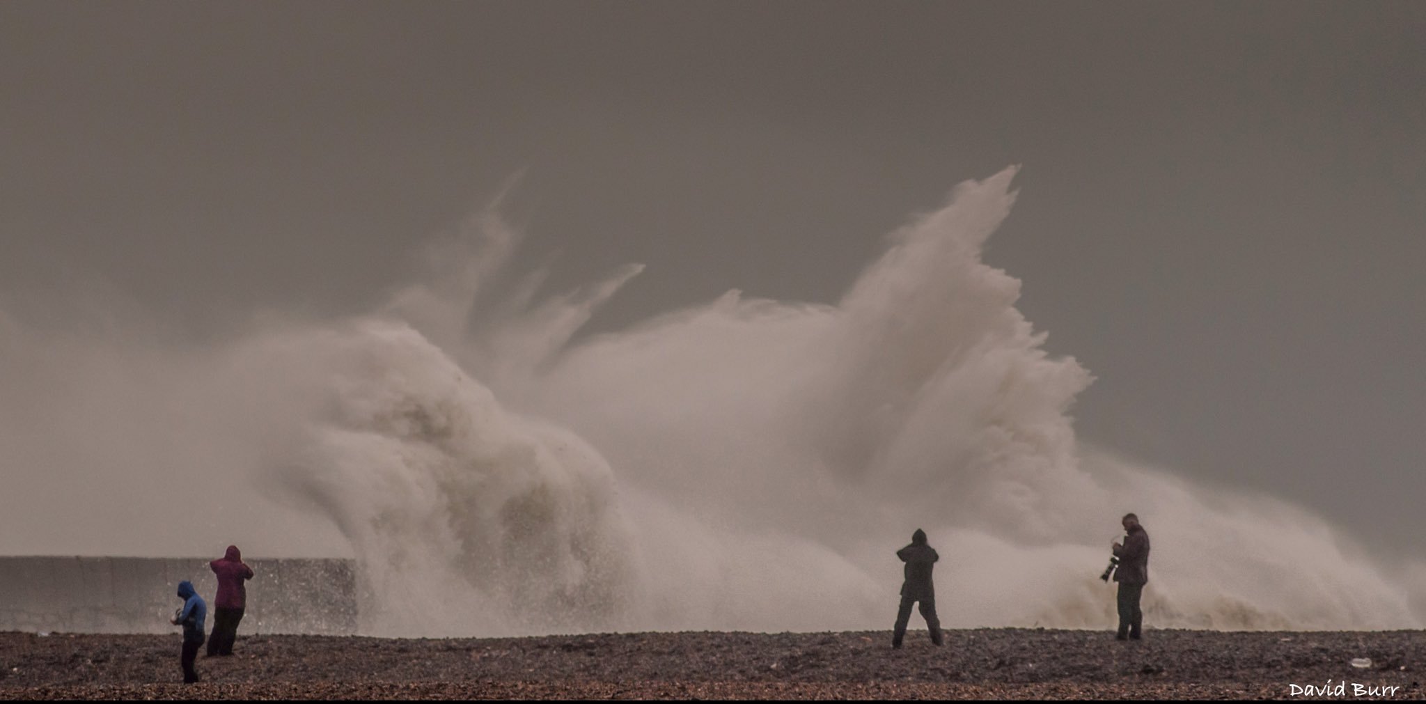 Gales at Newhaven, East Sussex, UK by David George Burr @Bur1Burr
