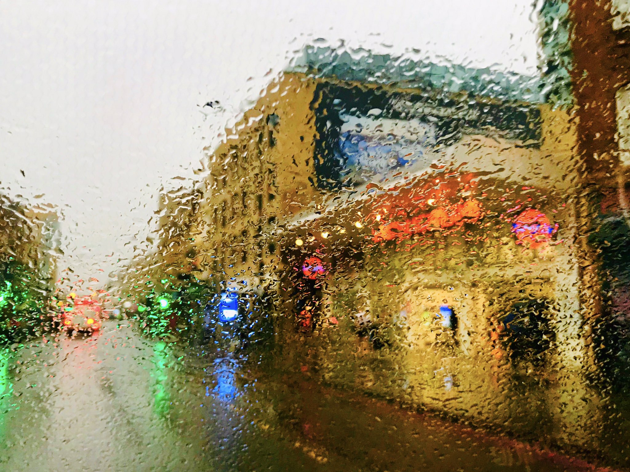 Soggy wet Friday morning in Dalston east London by Nicholas Dunbar @NickDunbar77
