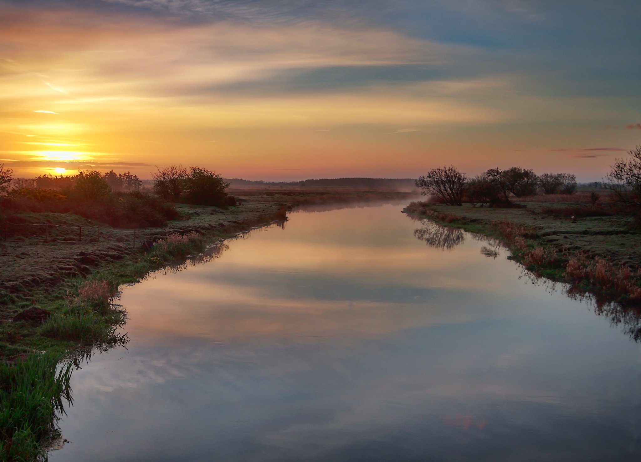 Sunrise on the river, Galway by WoodRoad Photography @woodroadphotos