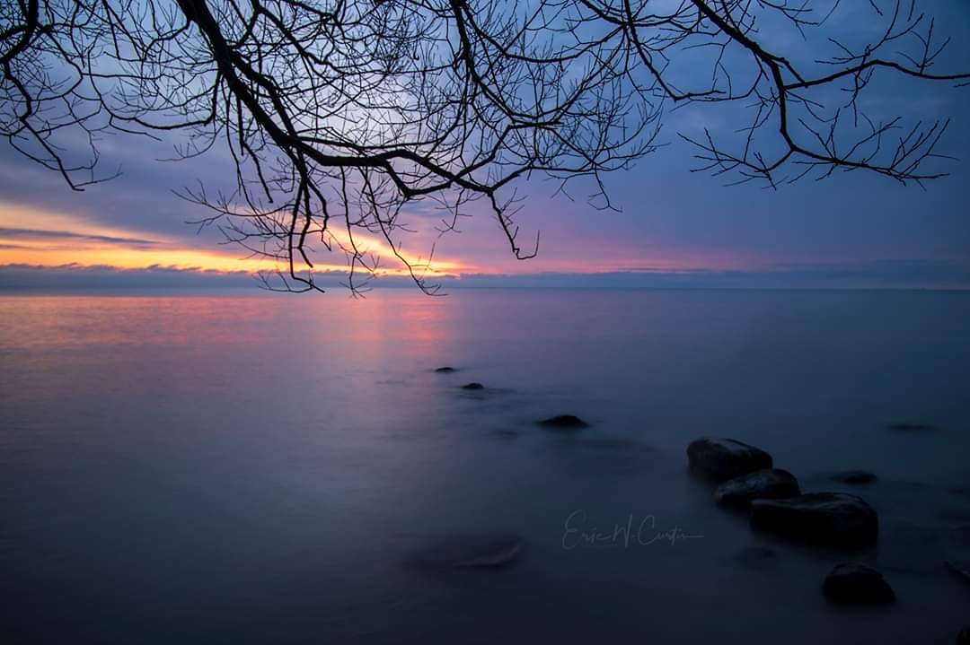 Sunrise overlooking Lake Michigan from Belgium, Wisconsin by EricCurtin @EricWCurtin