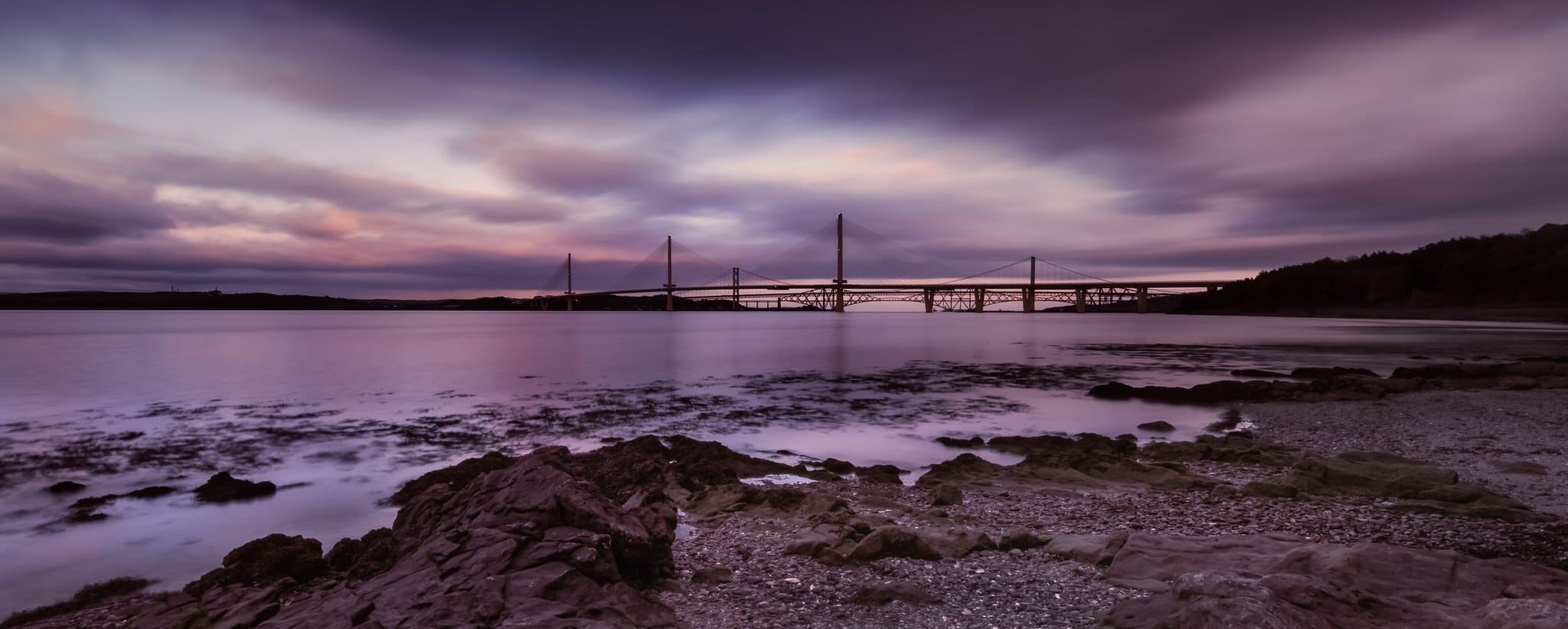The Queensferry Crossing at sunset by Impact Imagz @ImpactImagz