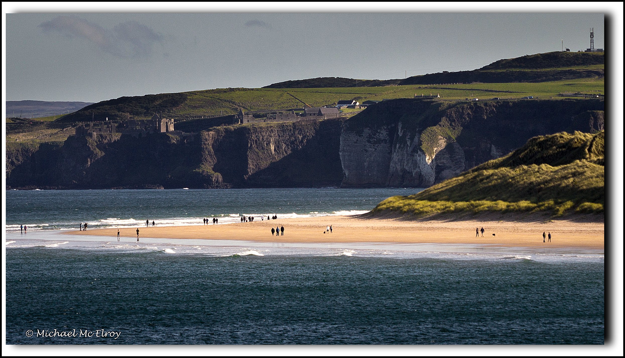 3rd Place Beach walkers making the most of Autumn Sun - Portrush East Strand, Northern Ireland by Michael Mc Elroy @M_McElroy