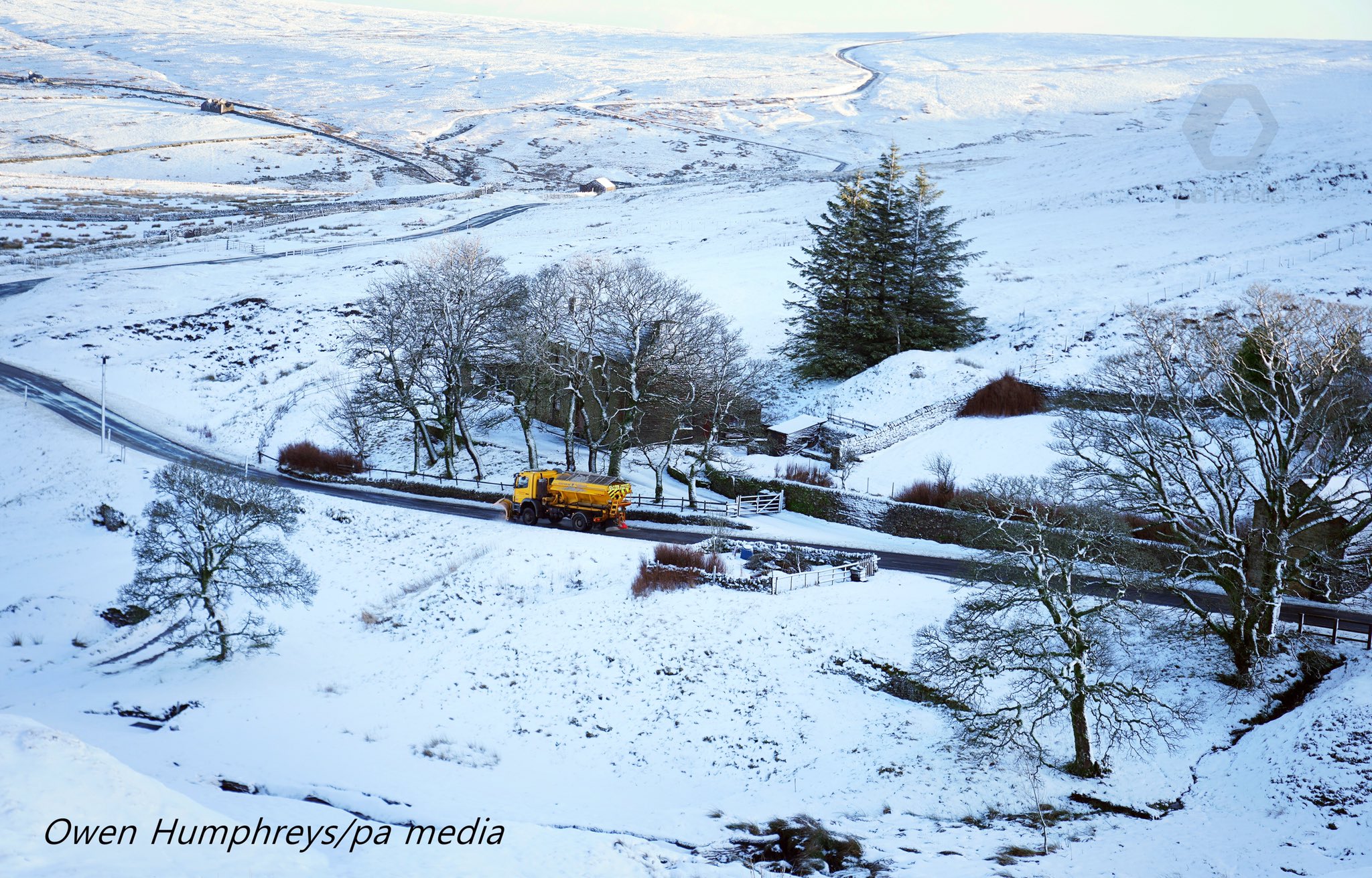 A winter wonderland in Northumberland by Owen Humphreys @owenhumphreys1