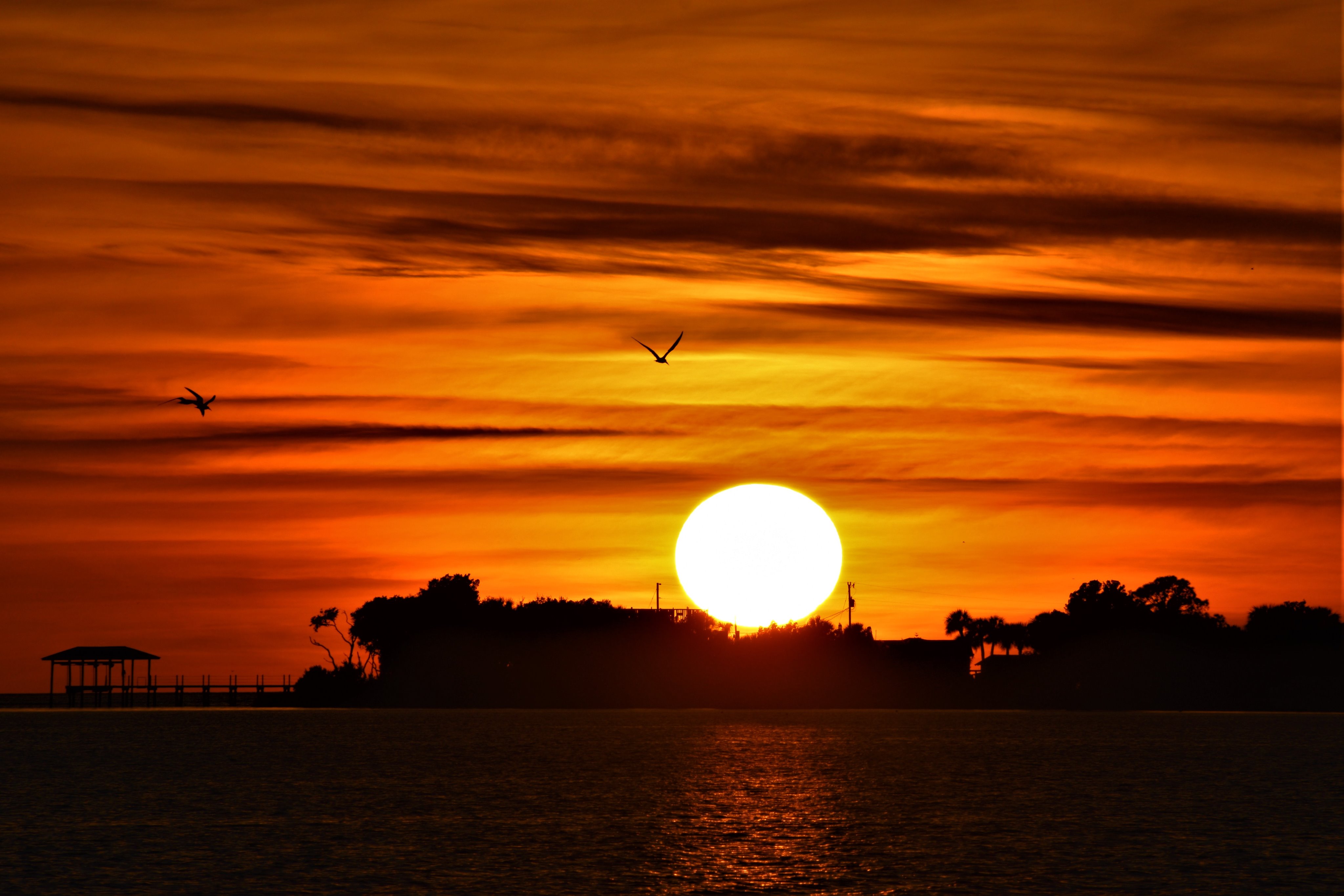 Sunset at Cedar Key Florida by Daniel @Stormboat
