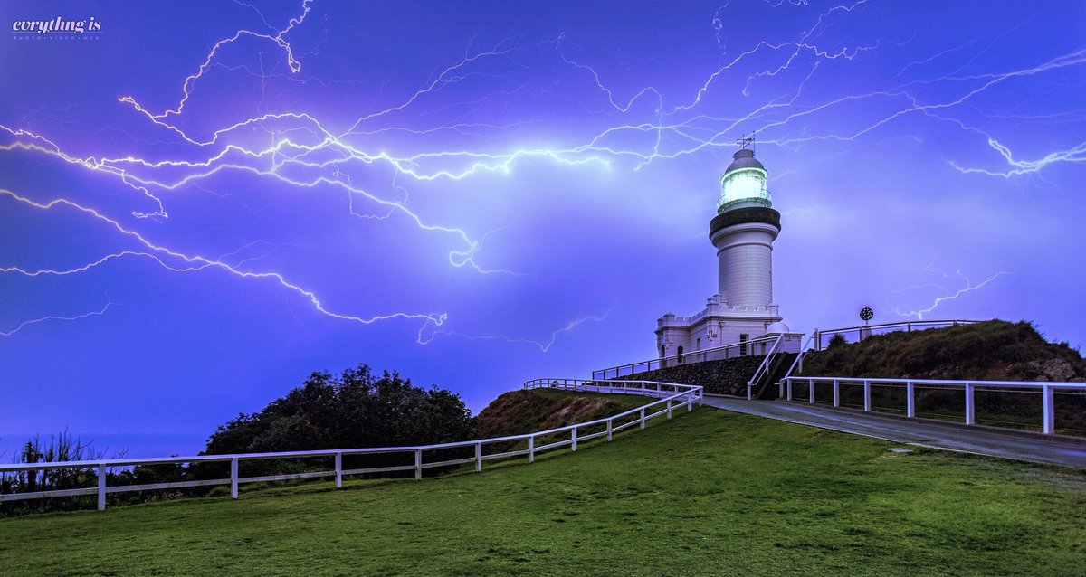 1st Place A supercell over the historic Byron Bay Lighthouse the most easterly point of the Australian mainland by Benjamin B. Alldridge @norks