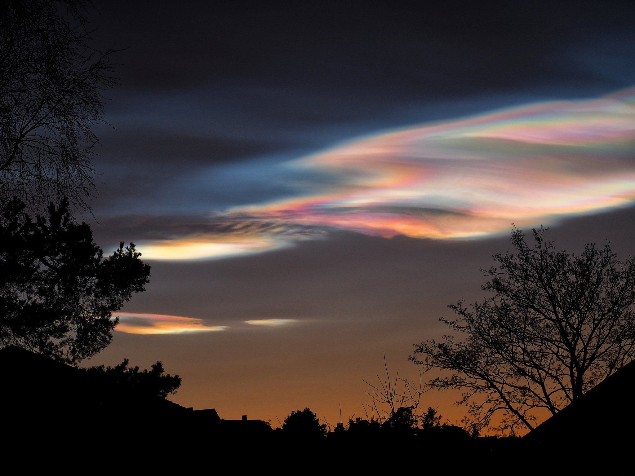 1st Place Polar Stratospheric clouds, Oslo Norway January 2020 by Lena Andreassen @AndreassenLena