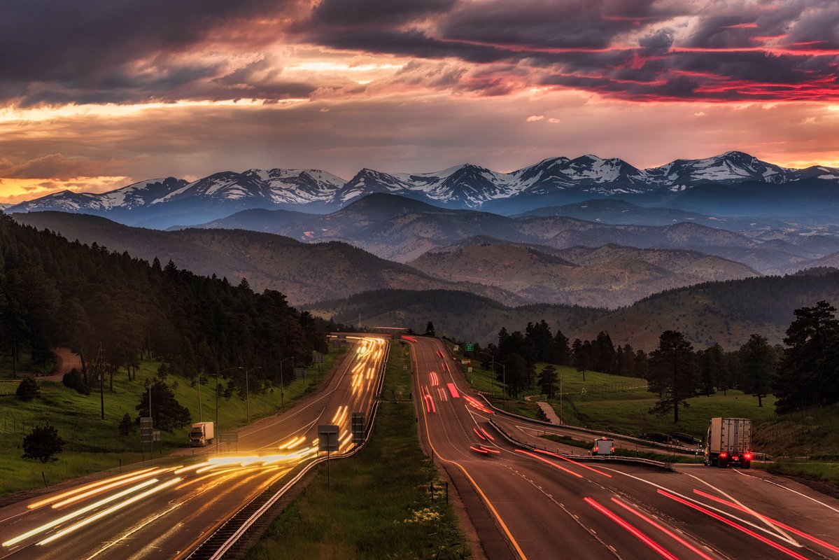 1st Place The Road to The Rocky Mountains of Colorado by Michael Ryno Photo @mnryno34