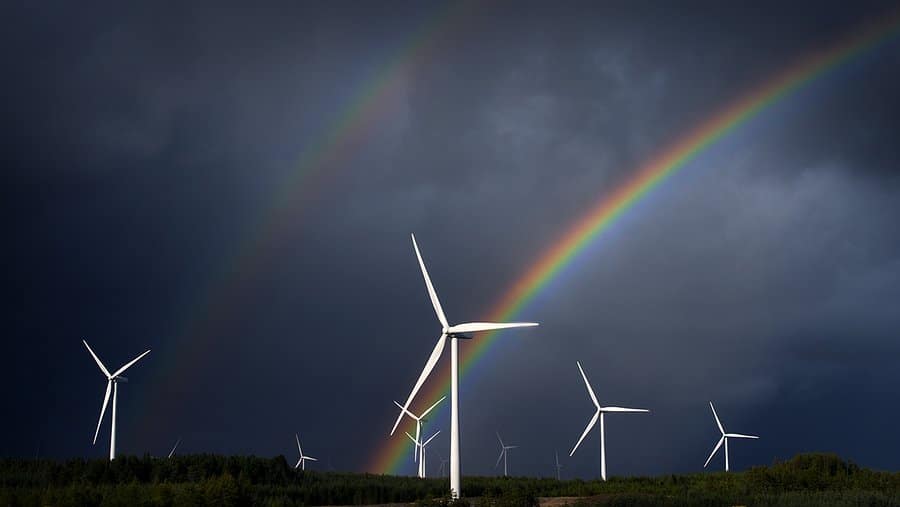 1st Place Windmills and Rainbows over Northumberland by Mackenzie King Photography @amkingphoto