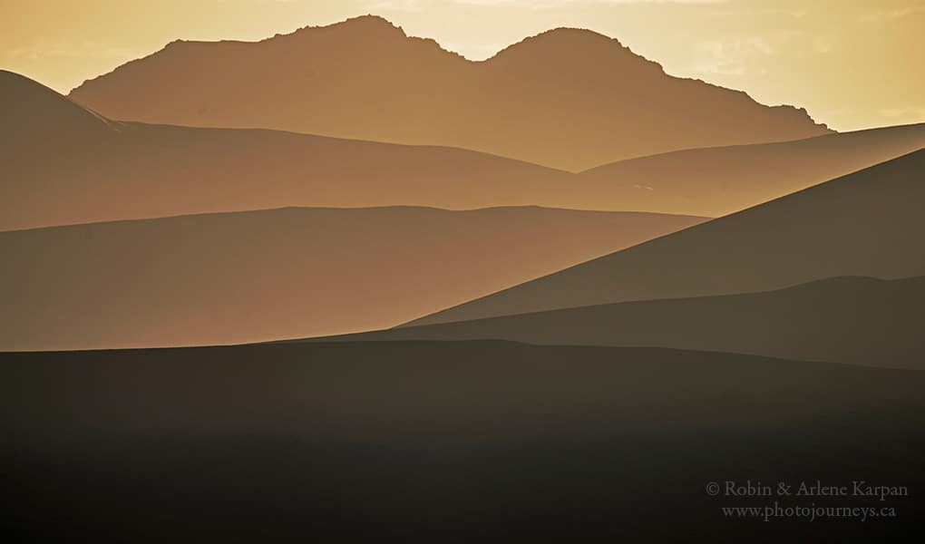 3rd Place Foggy sunrise in the sand dunes of Namibia by Robin&Arlene Karpan @KarpanParkland