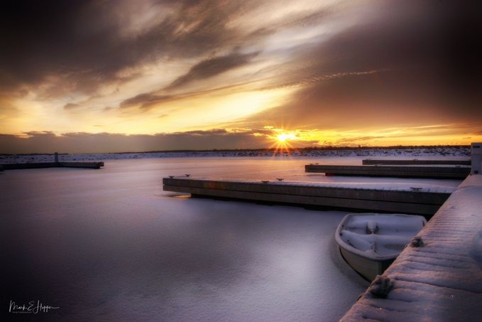 Frosting on the docks by Mark Hopper (sharkey @hoppermark