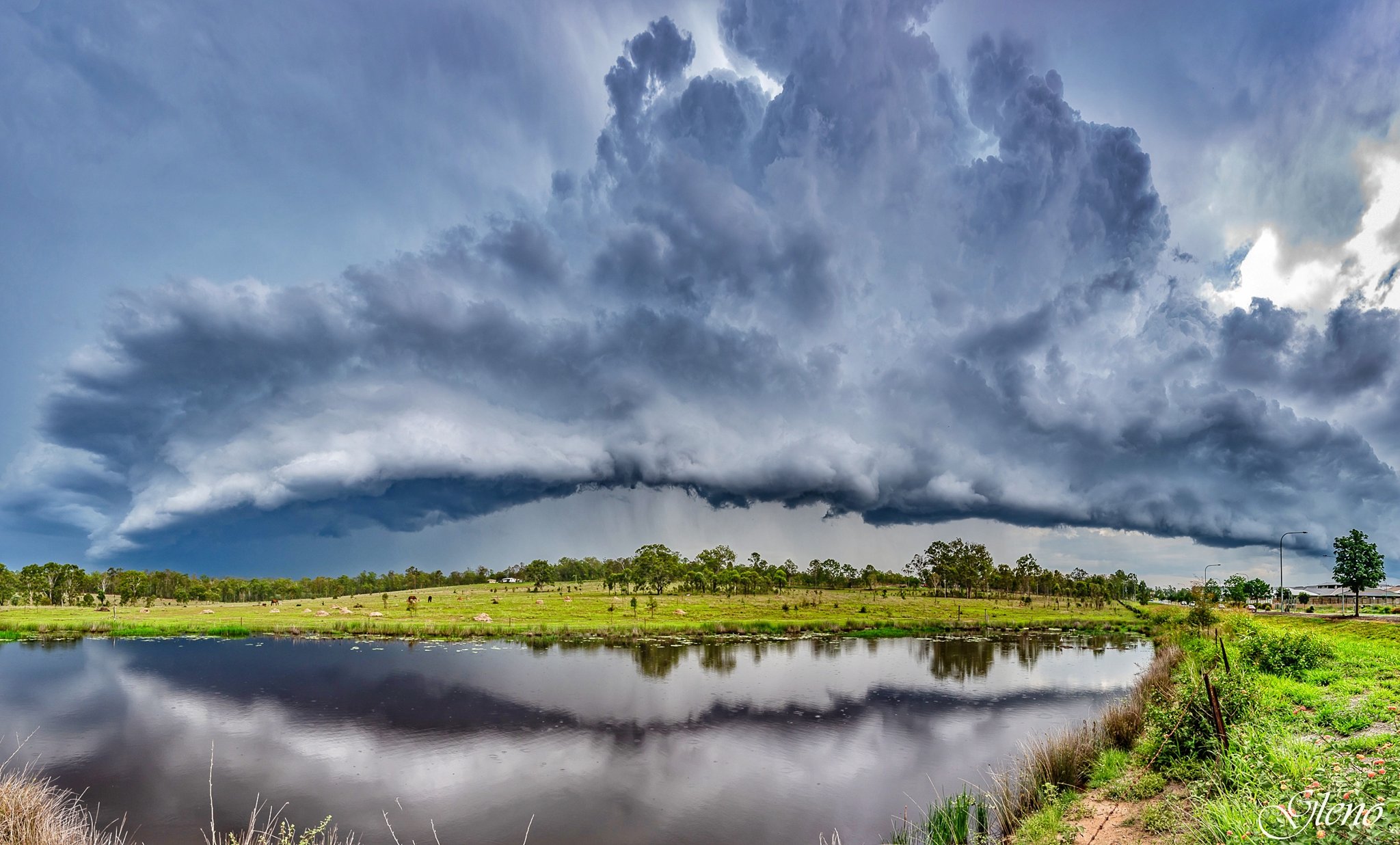 Severe storms across the Greater Brisbane region, Australia by Glen Anderson @Gleno_