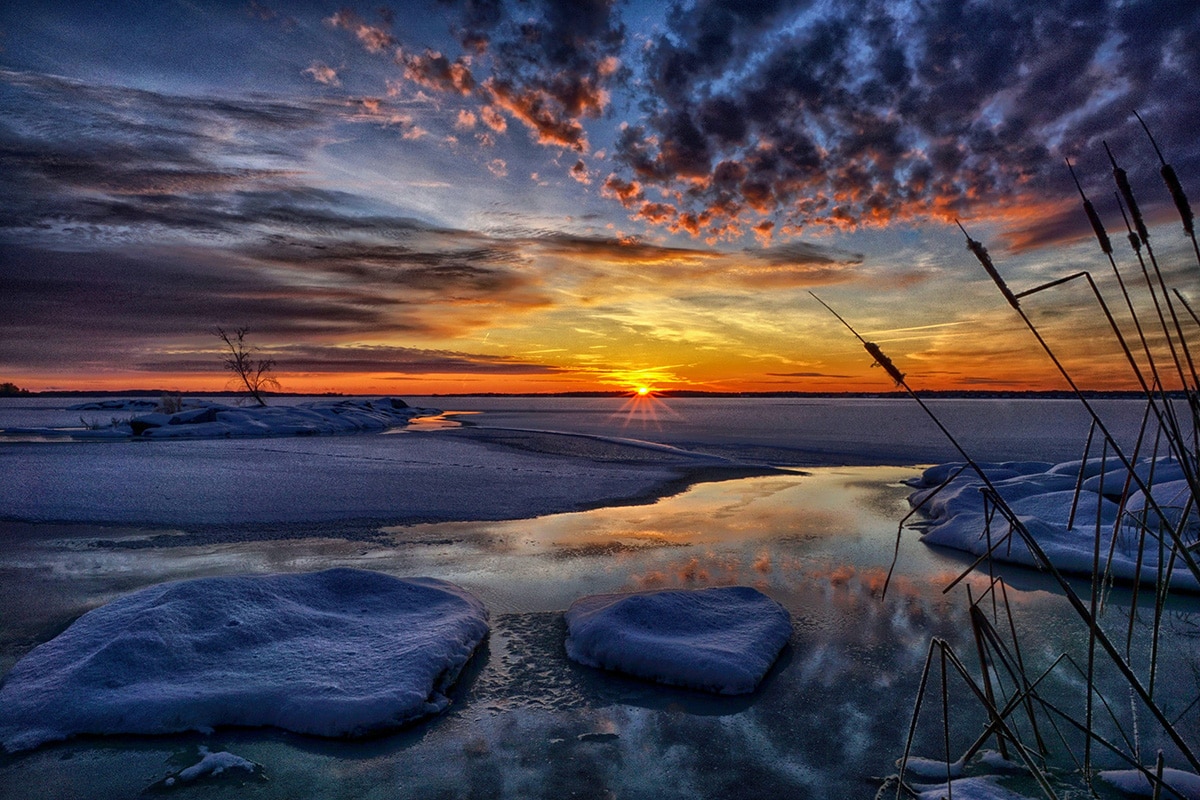 Sunset-and-Ice