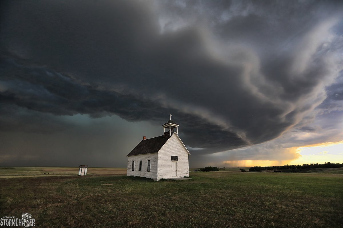 Supercell storm on the Eastern #Colorado Plains by Eric Treece @EricTreece
