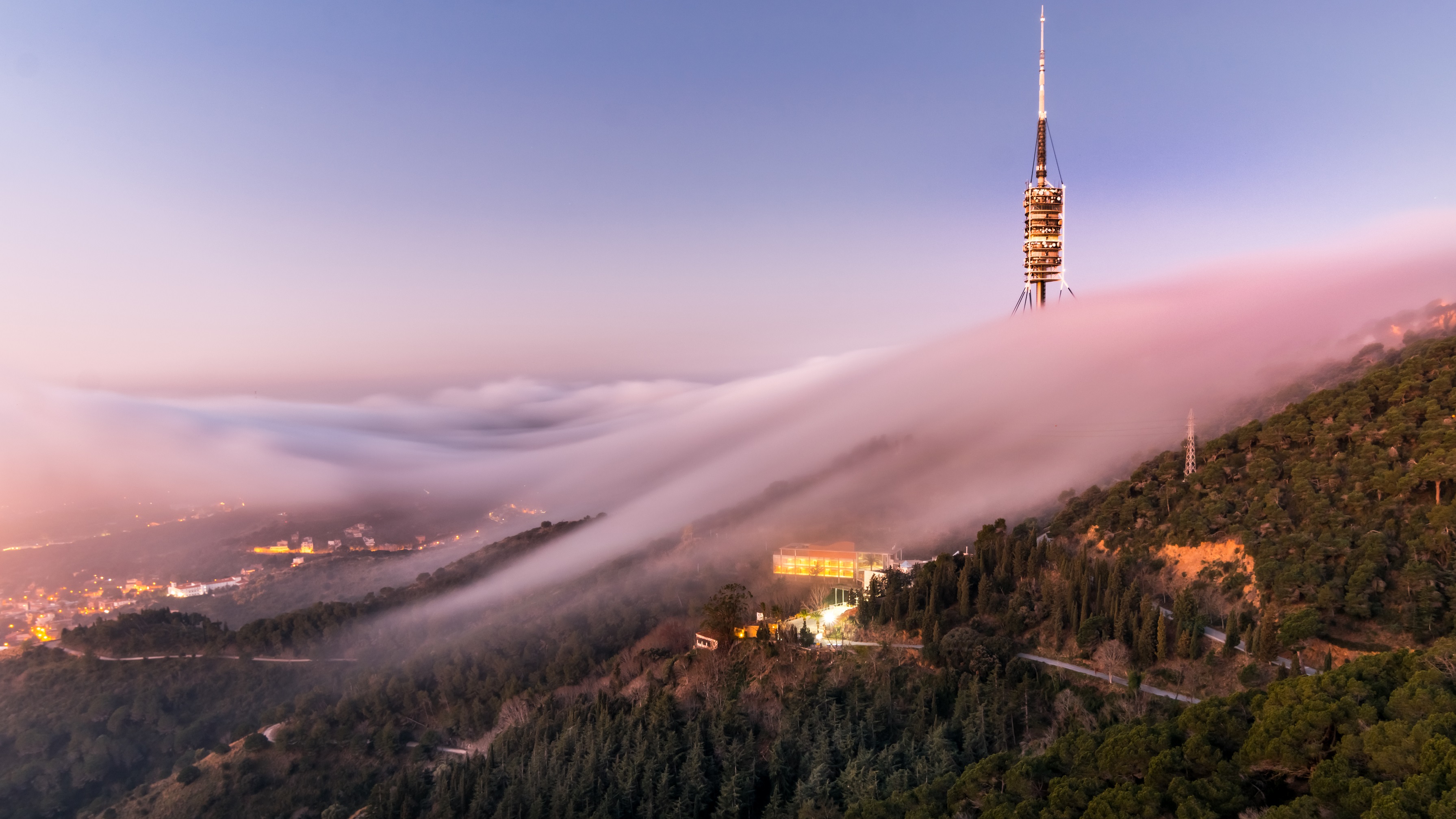 1st Place Awesome cloudfalls in Barcelona from Fabra Observatory by Alfons Puertas @alfons_pc