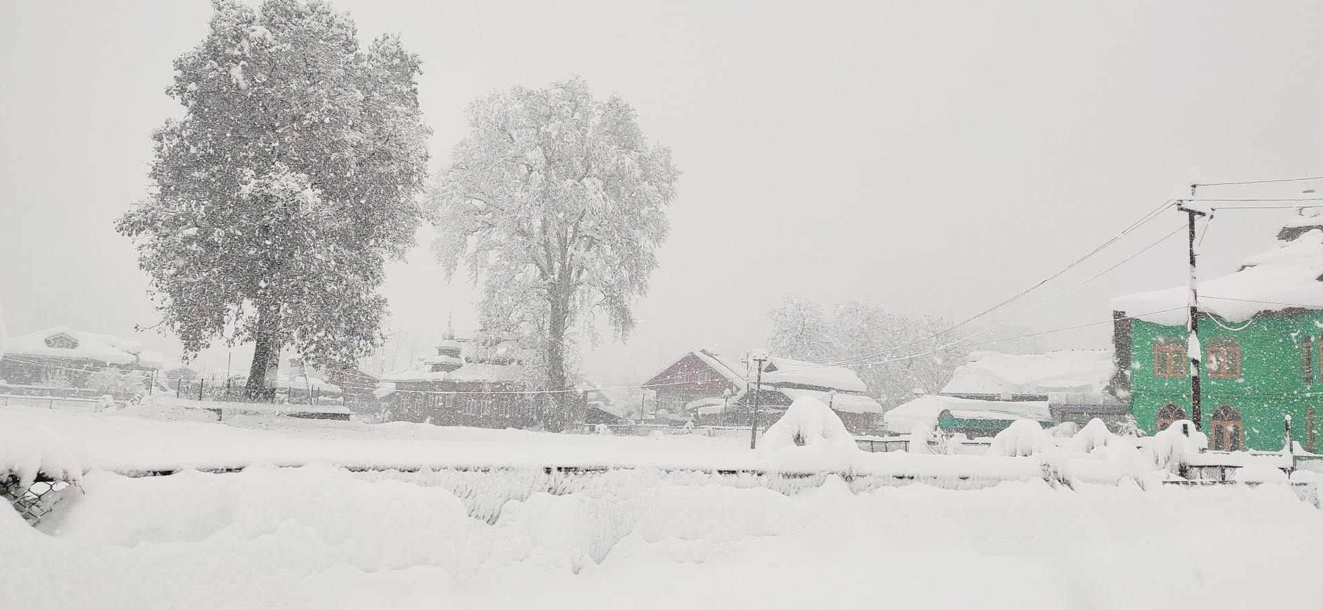 1st Place Extreme snowfall disrupted Kokernag Town of Jammu and Kashmir state of India by Dr Anoop Mishra @SkepticalAnoop