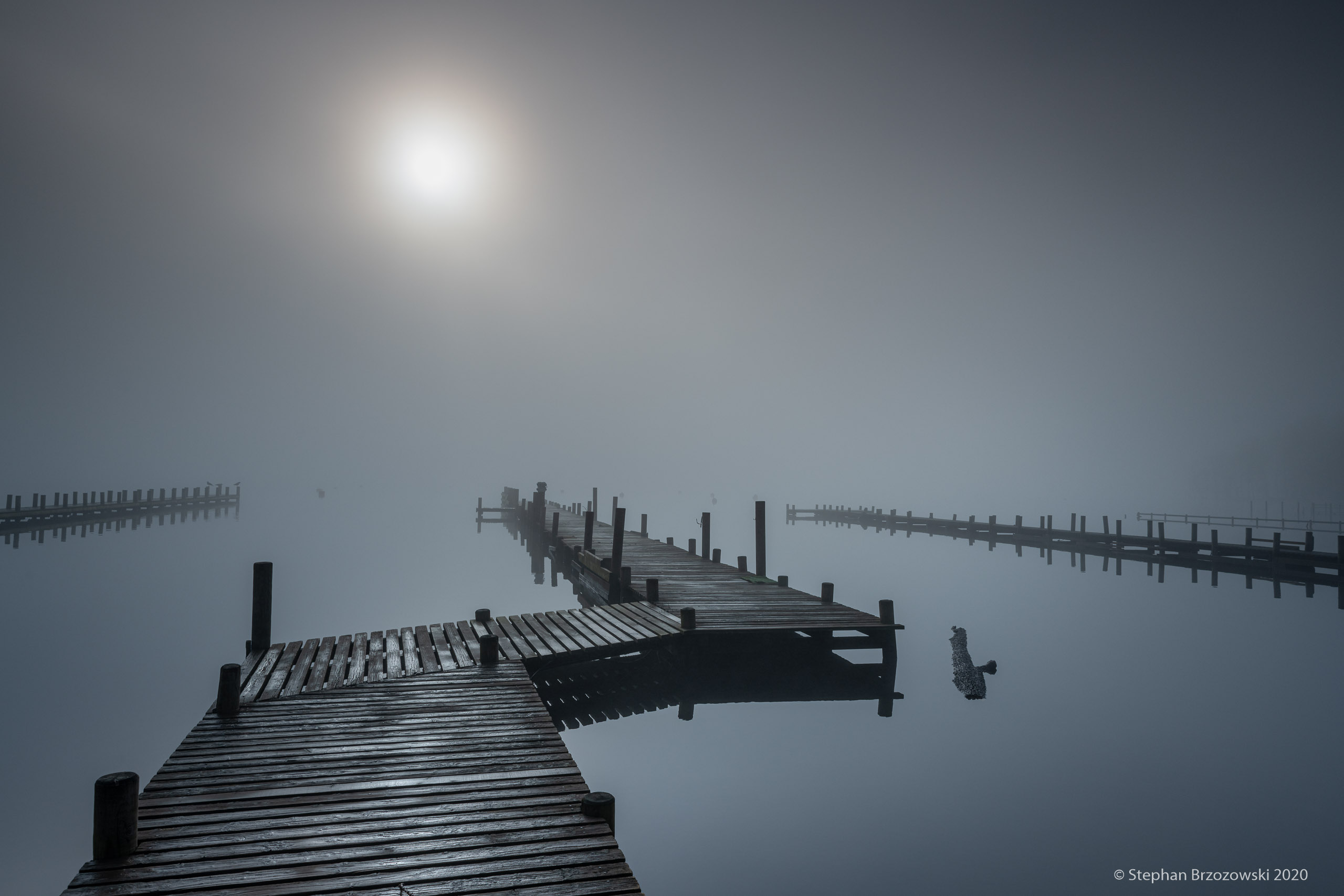 1st Place Misty sunrise over the boardwalk - Lake District, Cumbria by Stephan Brzozowski @stephanbrz