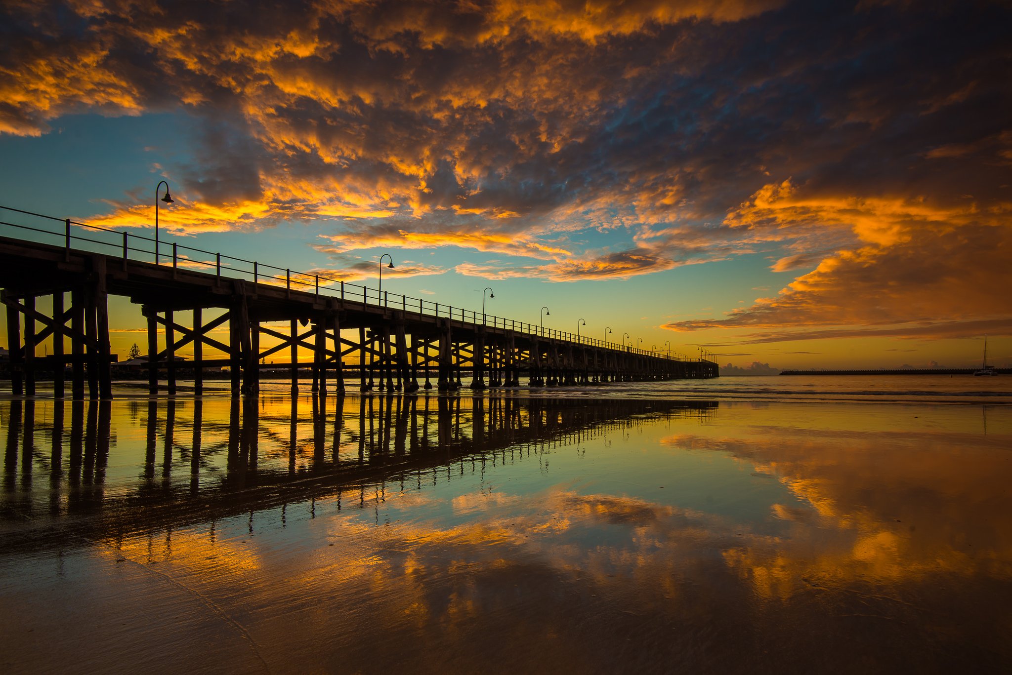 Jetty reflections . Coffs Harbour, Australia by Glen Anderson @Gleno_