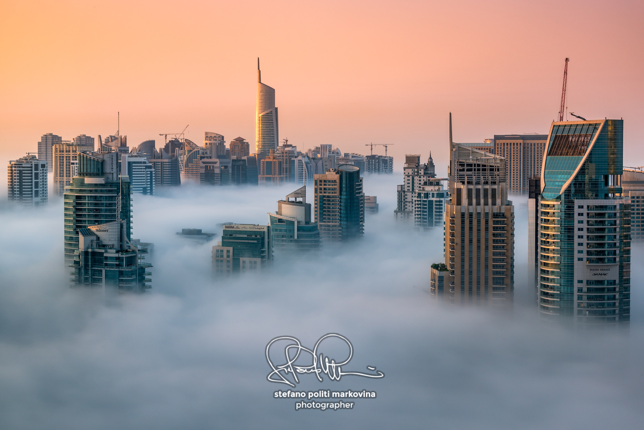Foggy sunrise over Dubai by Stefano Politi Markovina @spm_travelphoto