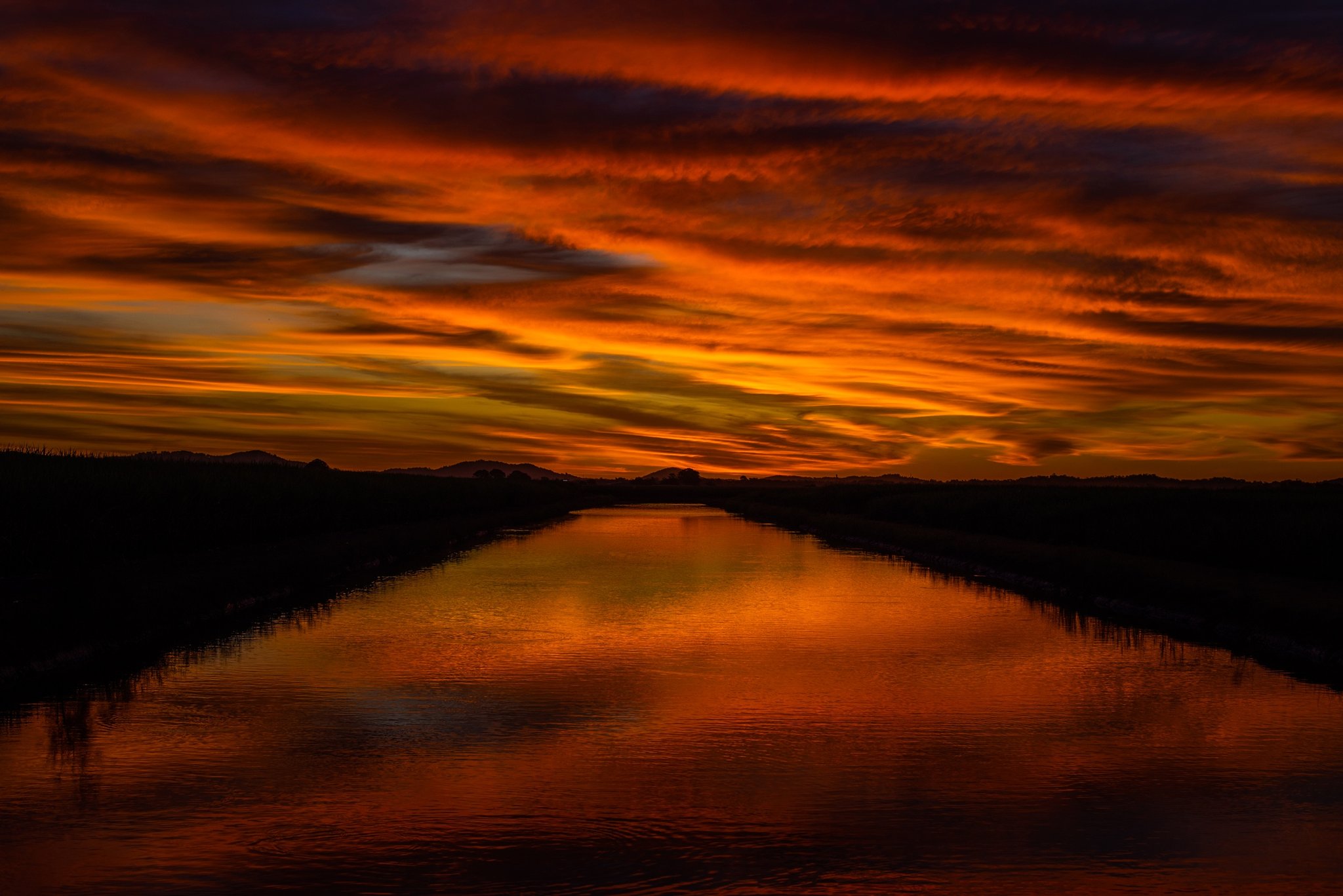 Sunset over Norwell in Australia by Glen Anderson @Gleno_