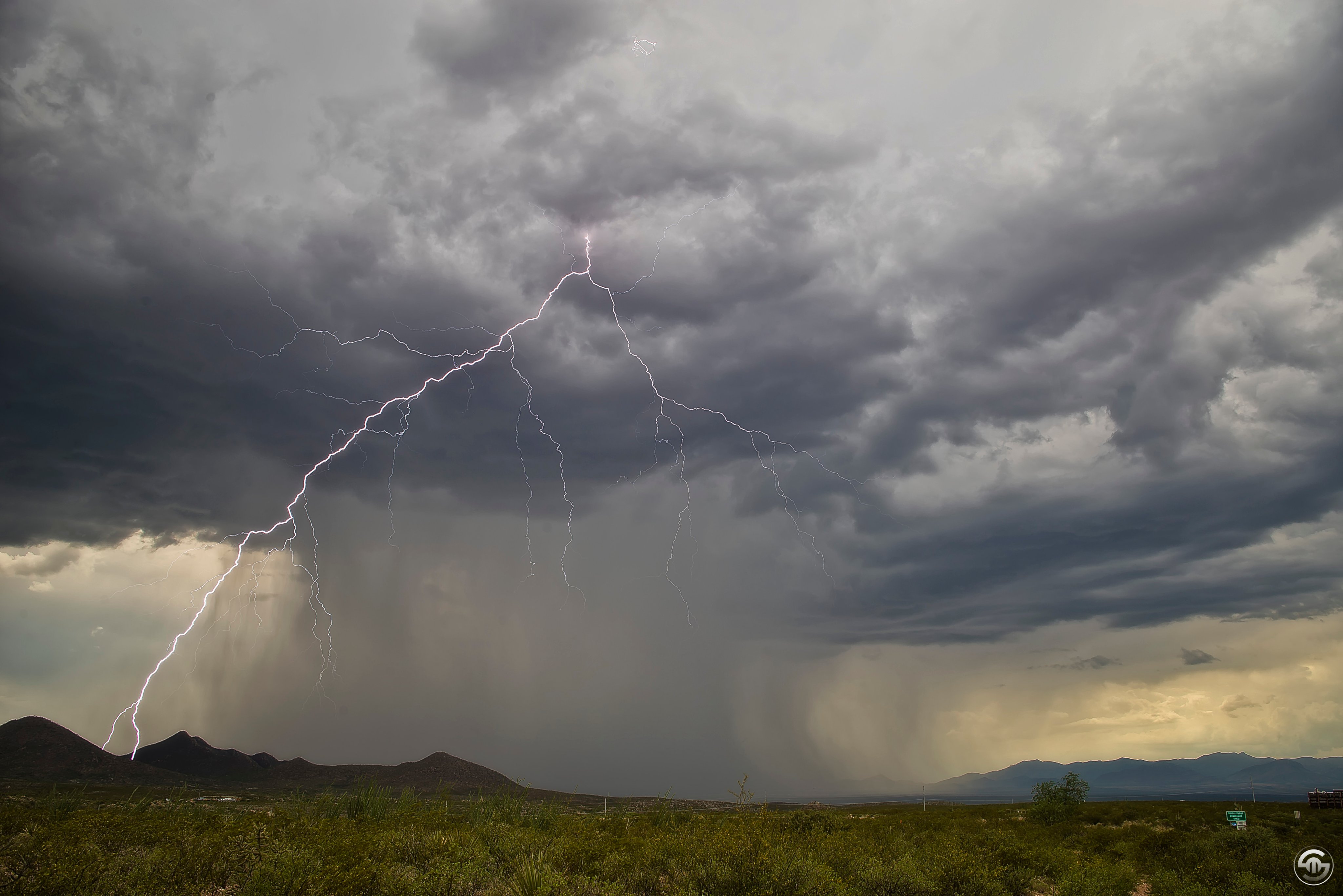 2nd Place A daytime monsoon storm hits Whetstone, AZ by Steven Maguire @StephenMaguire4