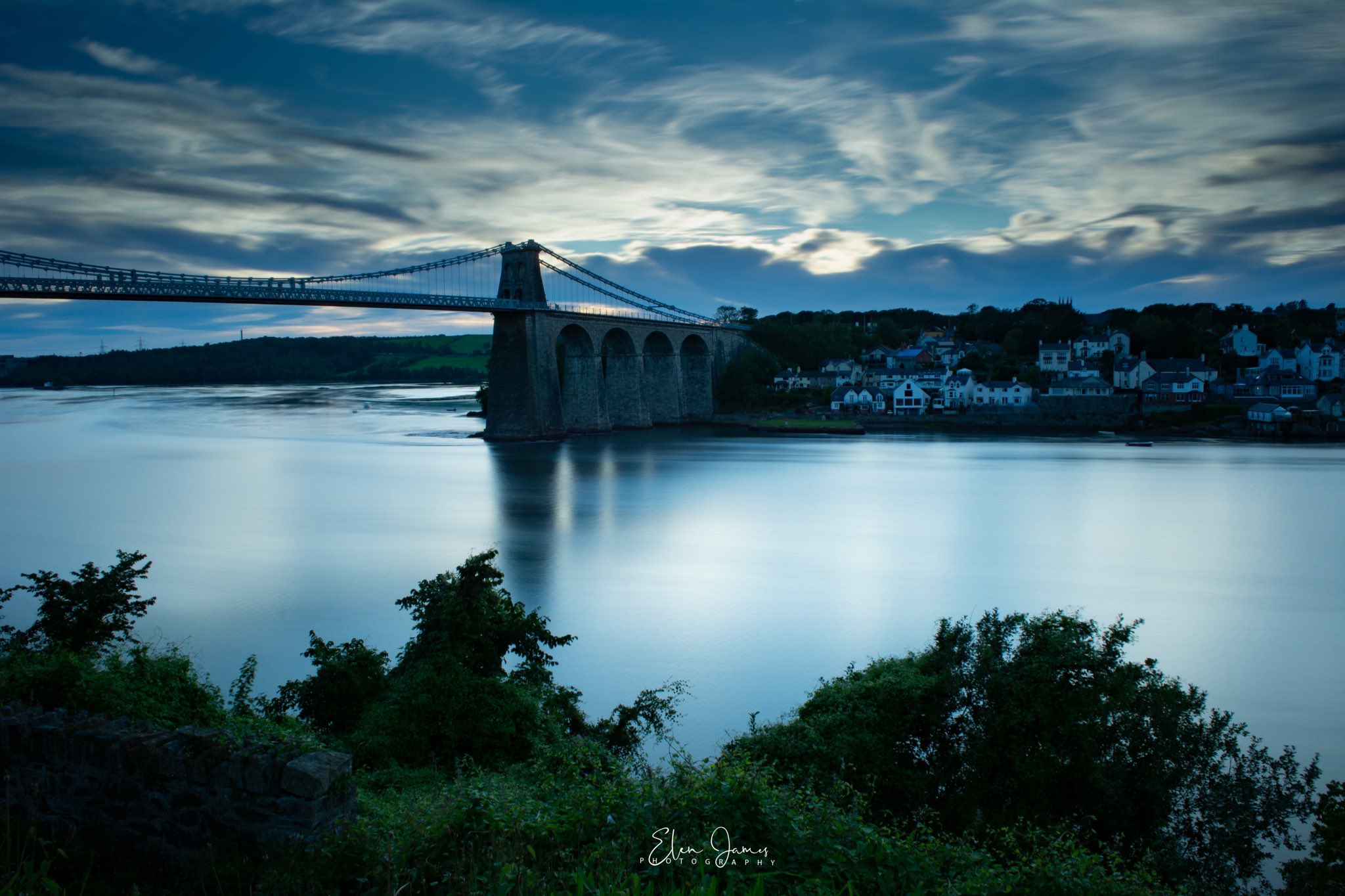 1st Place The Menai Bridge, Anglesey at the end of a summers day by ElenJames @elenjames32