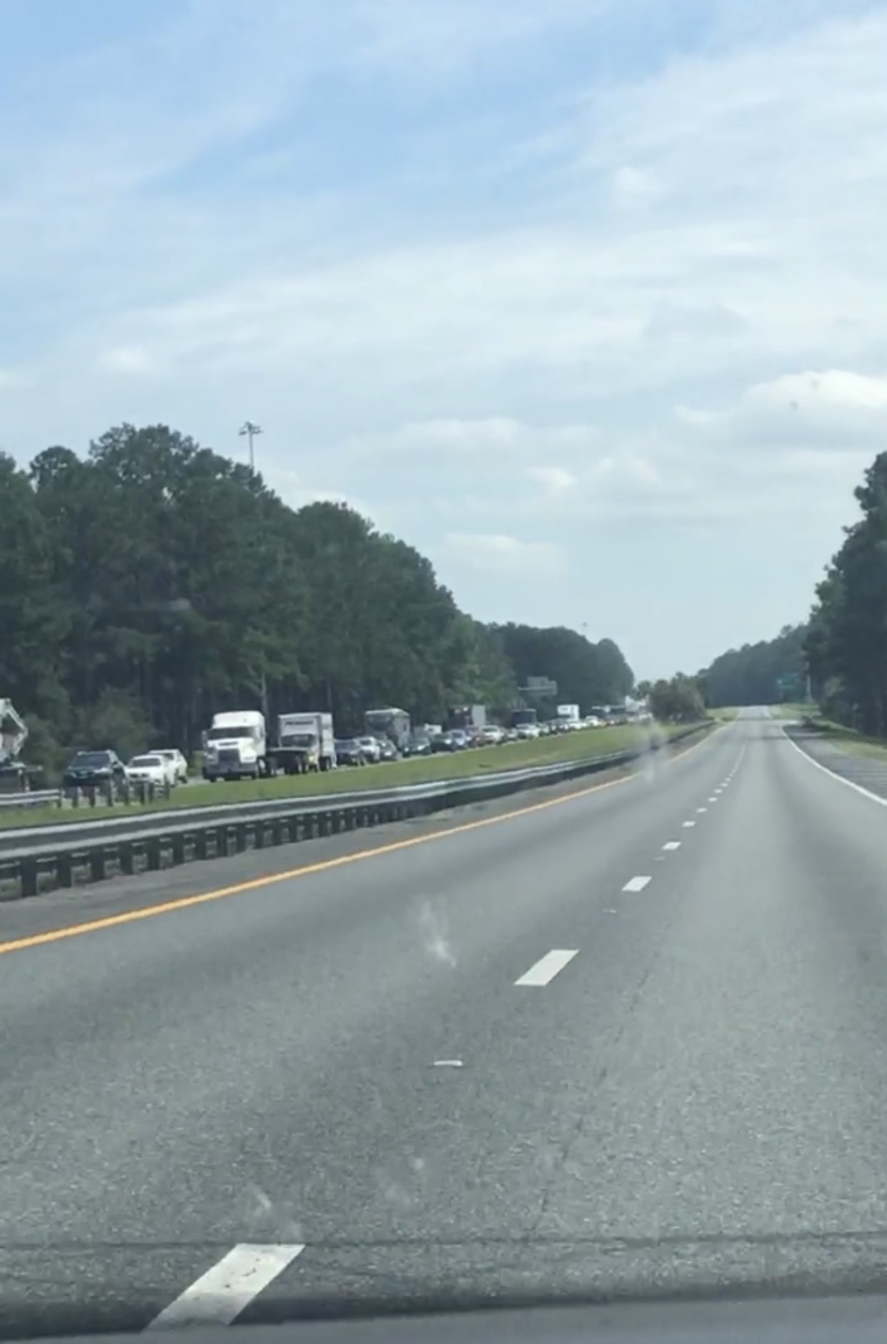 Driving into Florida as others evacuate from Hurricane Irma