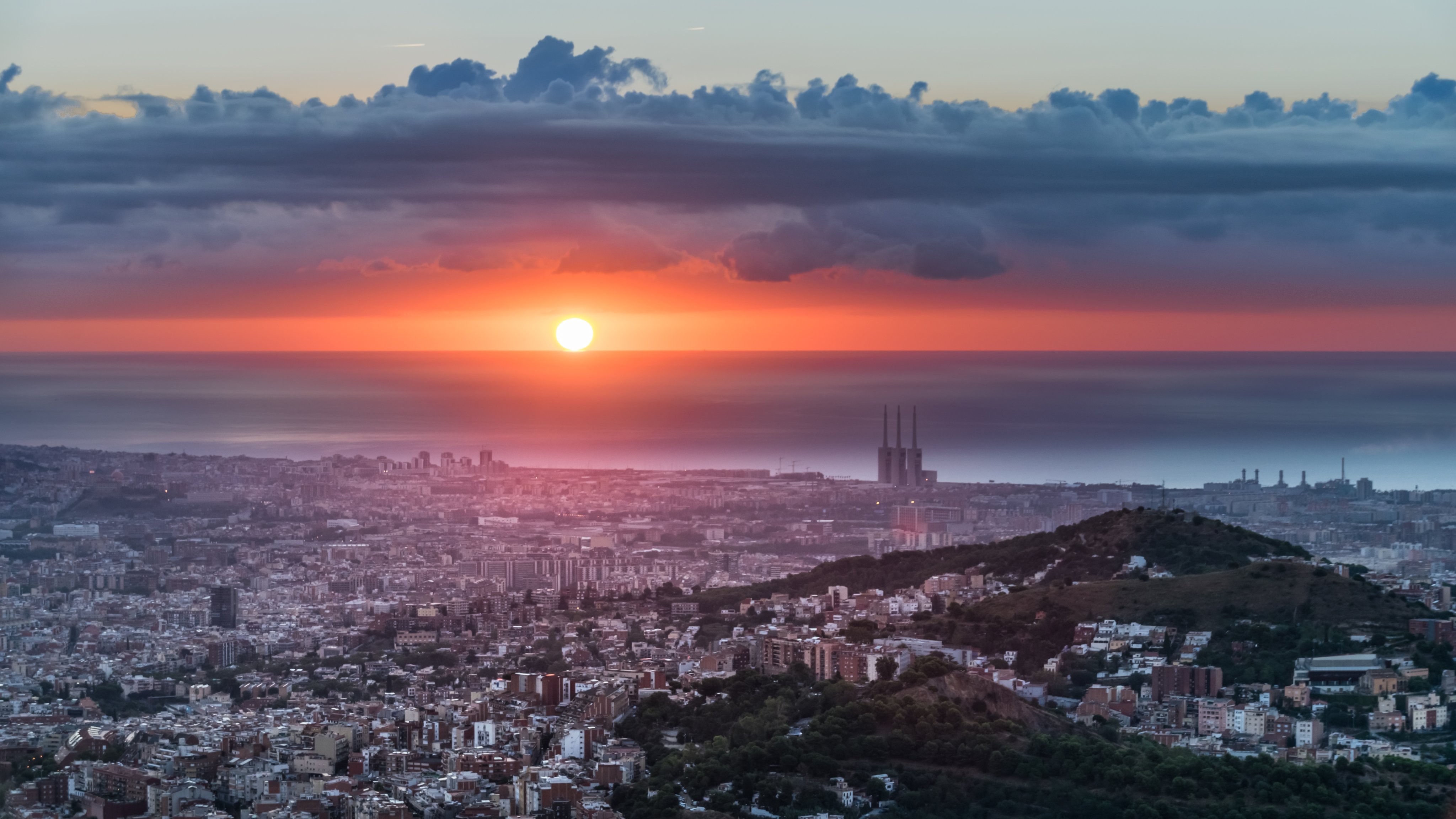 2nd Place Beautiful #sunrise from Fabra Observatory Barcelona by Alfons Puertas @alfons_pc