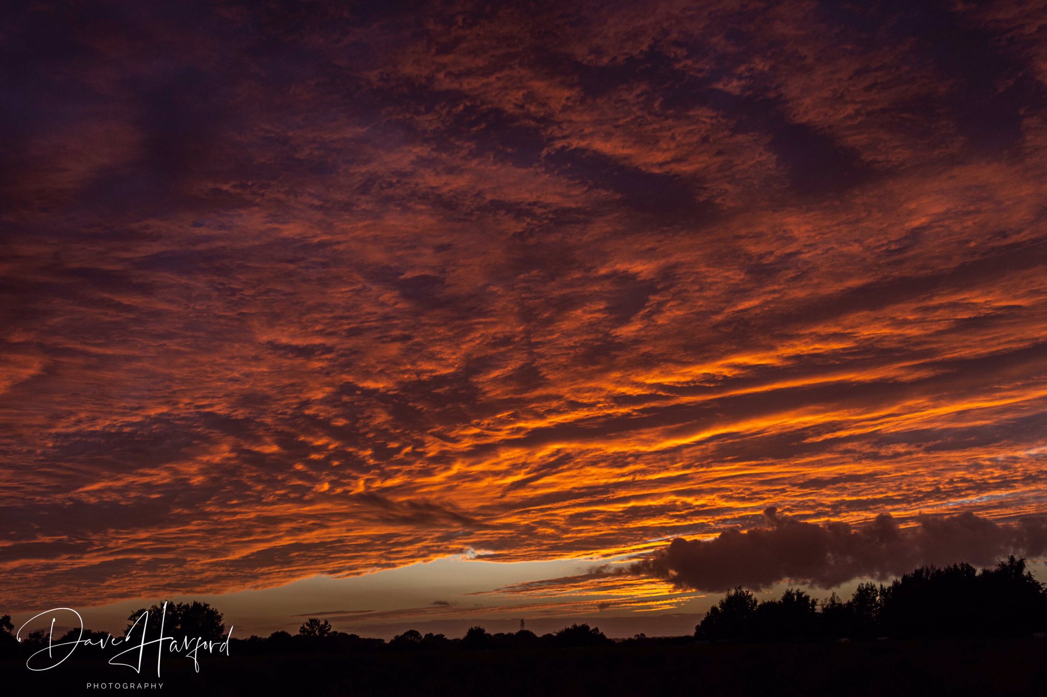 2nd Place Incredible sunset taken over Worcestershire in the UK by Dave Harford Photos @Dharford79S