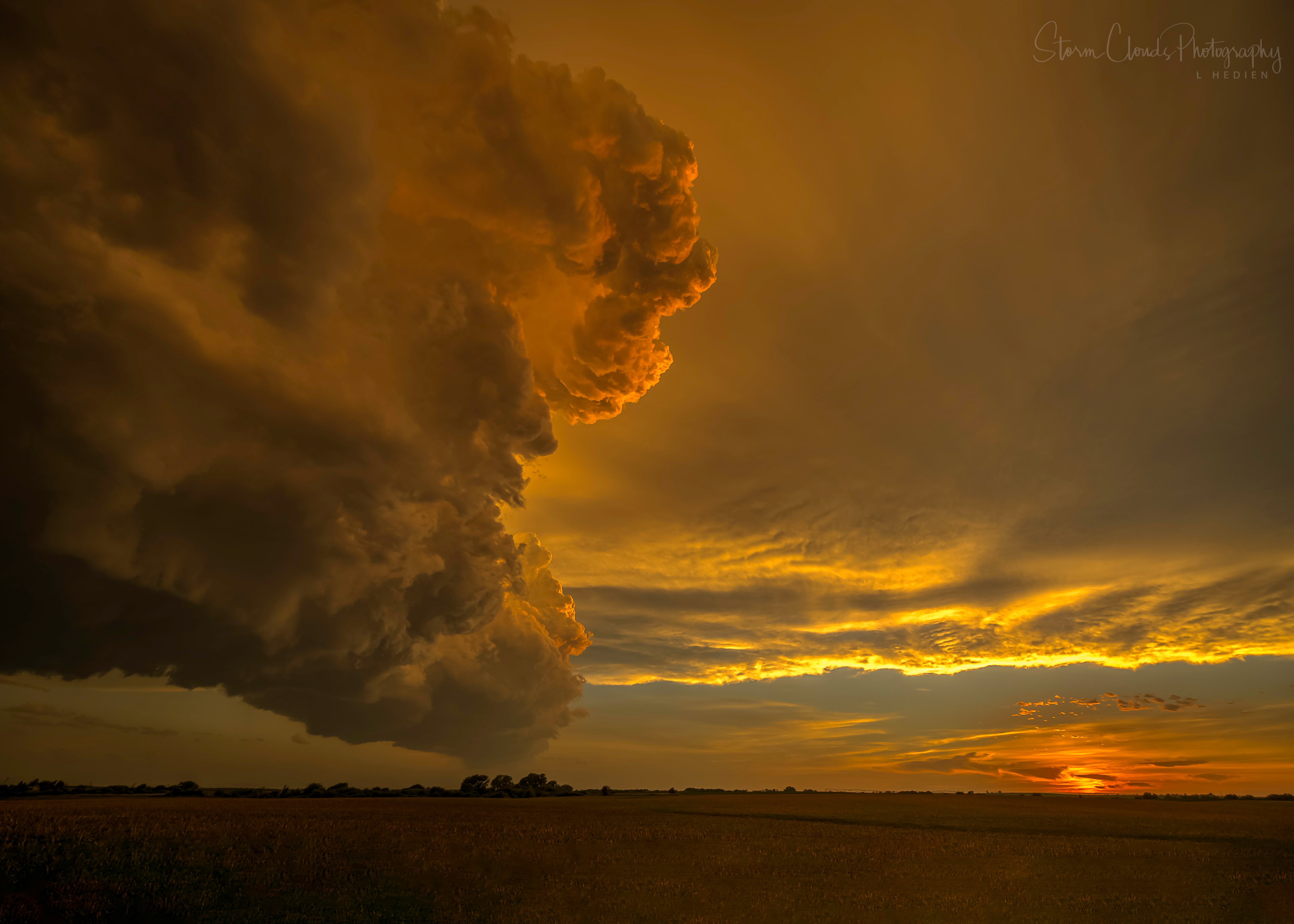 2nd Place A summertime supercell near Tilden Nebraska by Laura Hedien- Storm Clouds Photography @lhedien