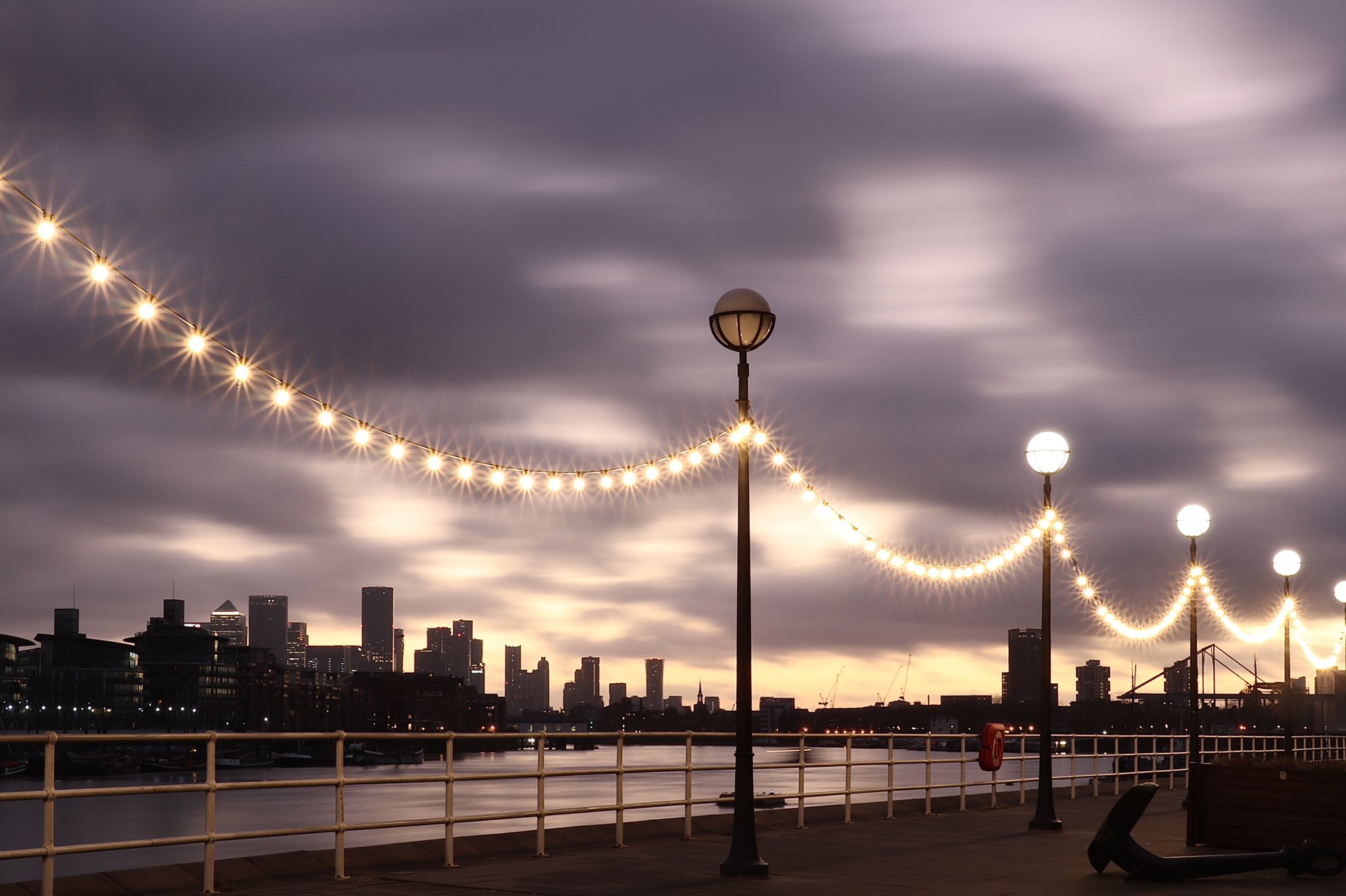 3rd Place Looking east down the Thames towards Canary Wharf by Nicholas Dunbar @NickDunbar77