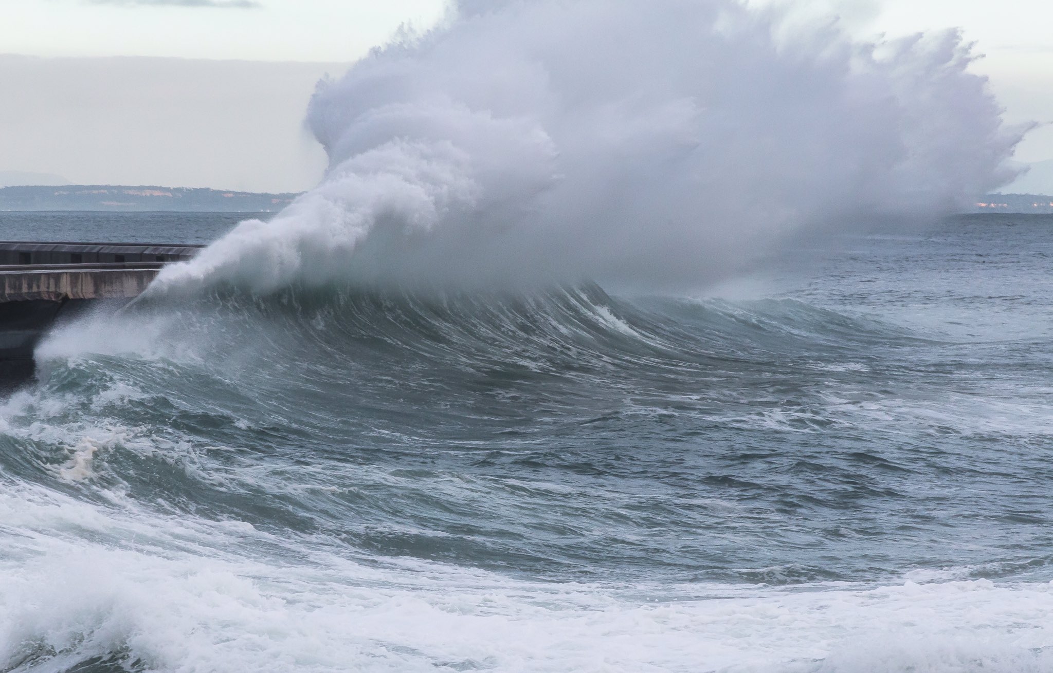 3rd Place Waves on Cascais breaker wall in Portugal by Robert Argent @sarge_1953