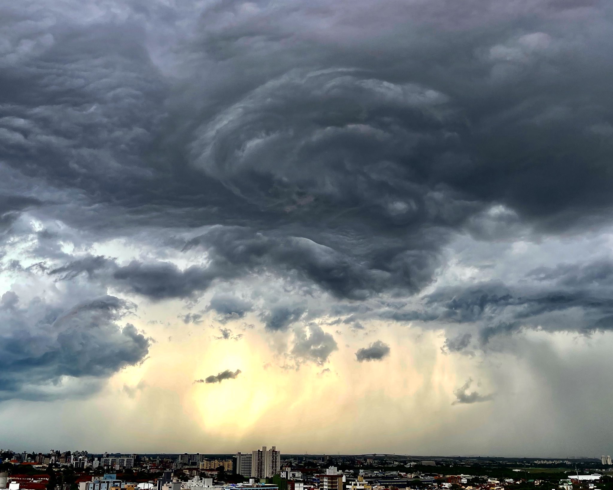 2nd Place Stunning cloud formation over Porto Alegre, RS Brasil by RF @Rosinara