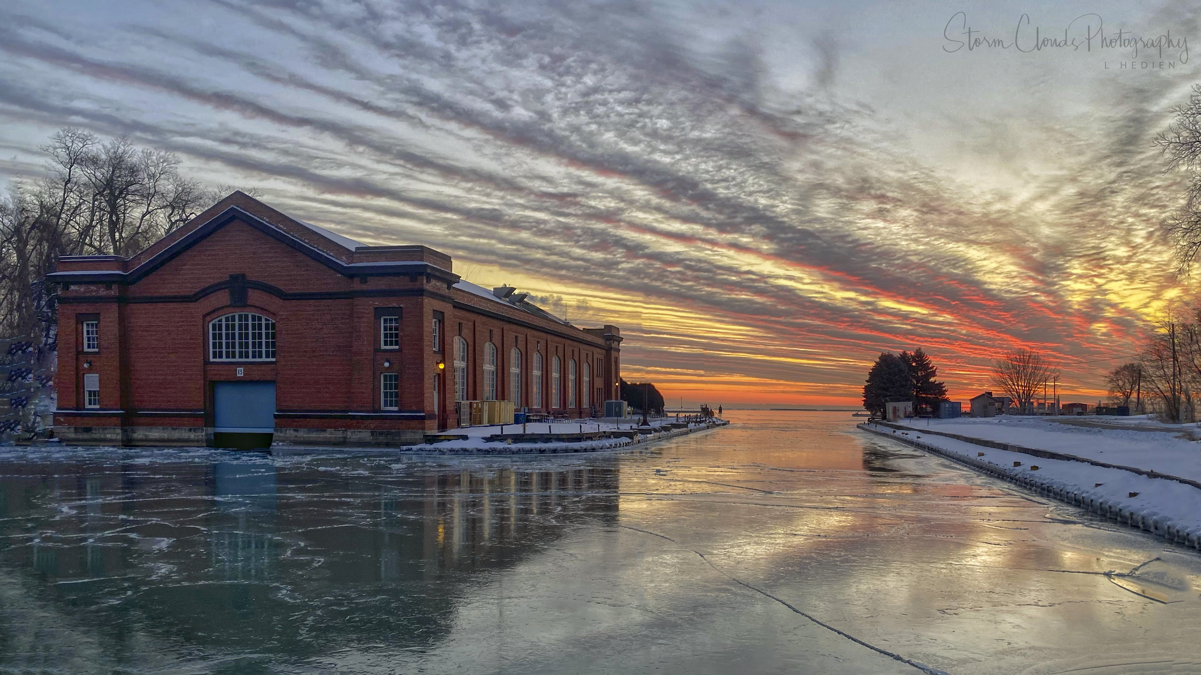 3rd Place Great Lakes Naval Base Illinois on Lake Michigan on a cold winter morning by Laura Hedien @lhedien
