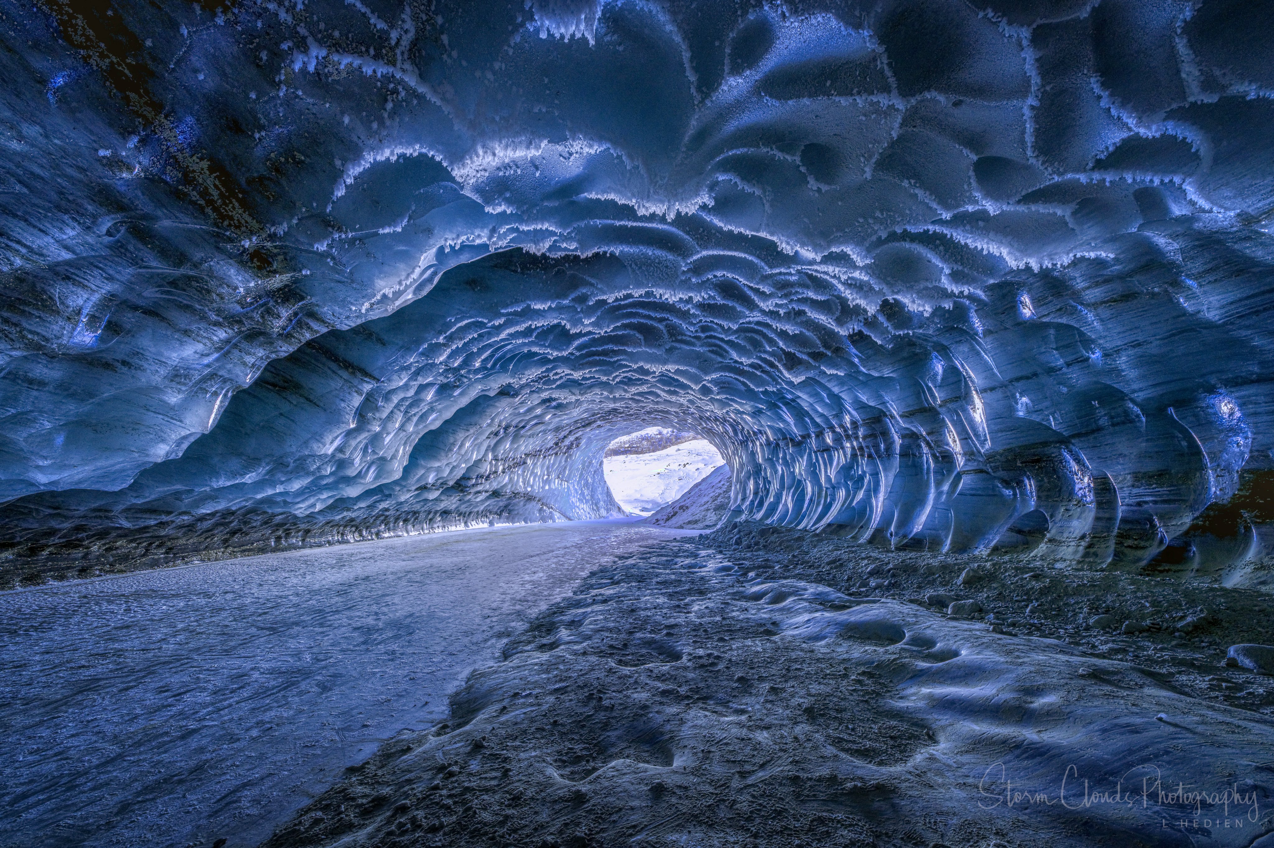 3rd Place An ice cave outside Fairbanks, Alaska by Laura Hedien @lhedien