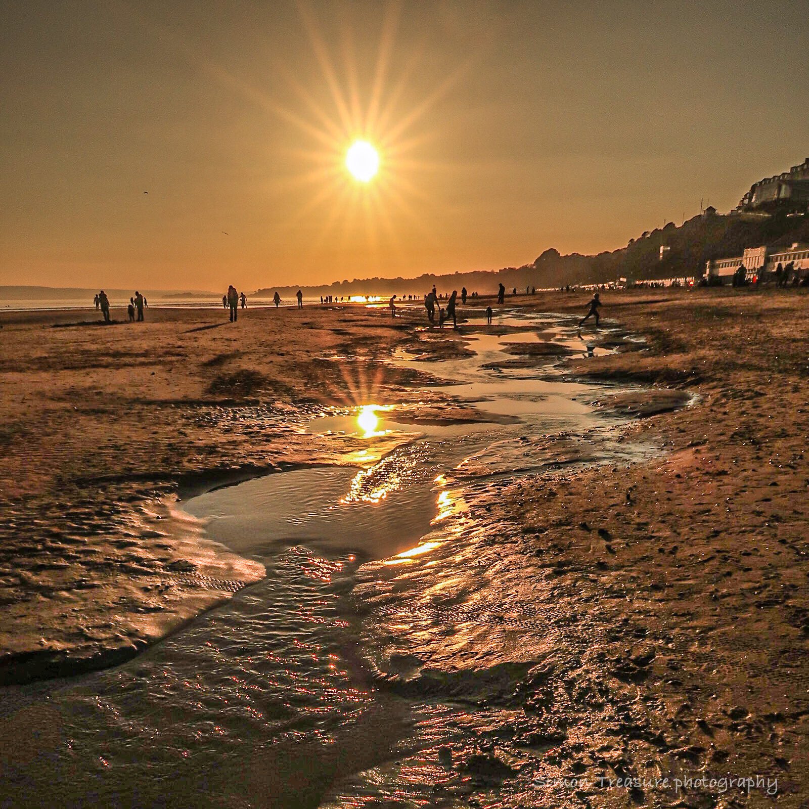 3rd Place Bournemouth sunset beach reflections by Simon Treasure Photography @Simon_Treasure