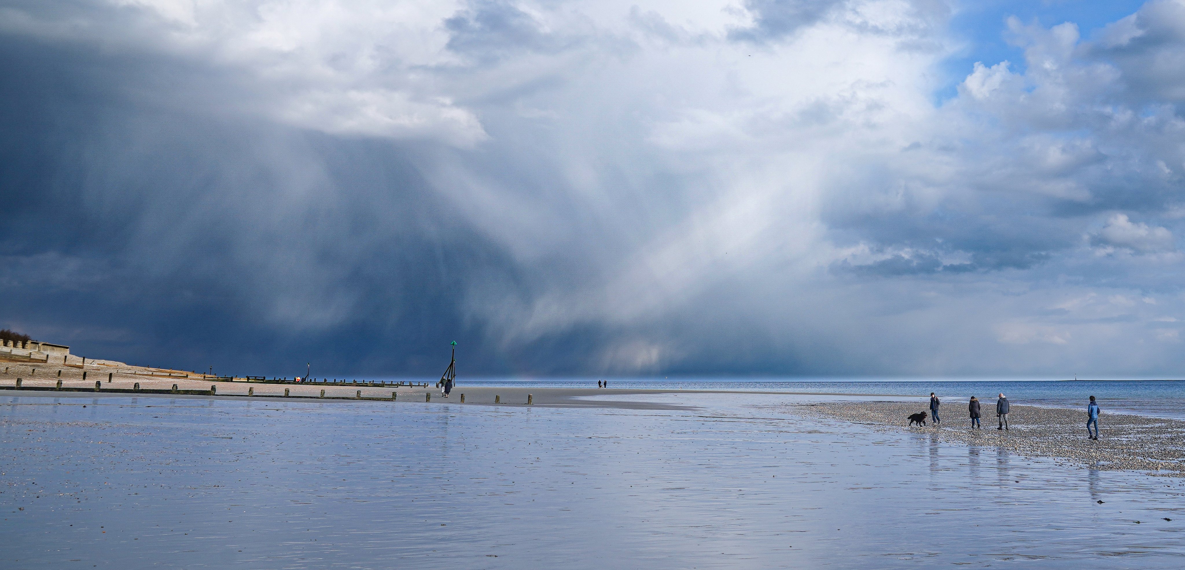 2nd Place Storm clouds and hail showers out to sea, off Selsey by Coastal JJ UK @CoastalJJuk