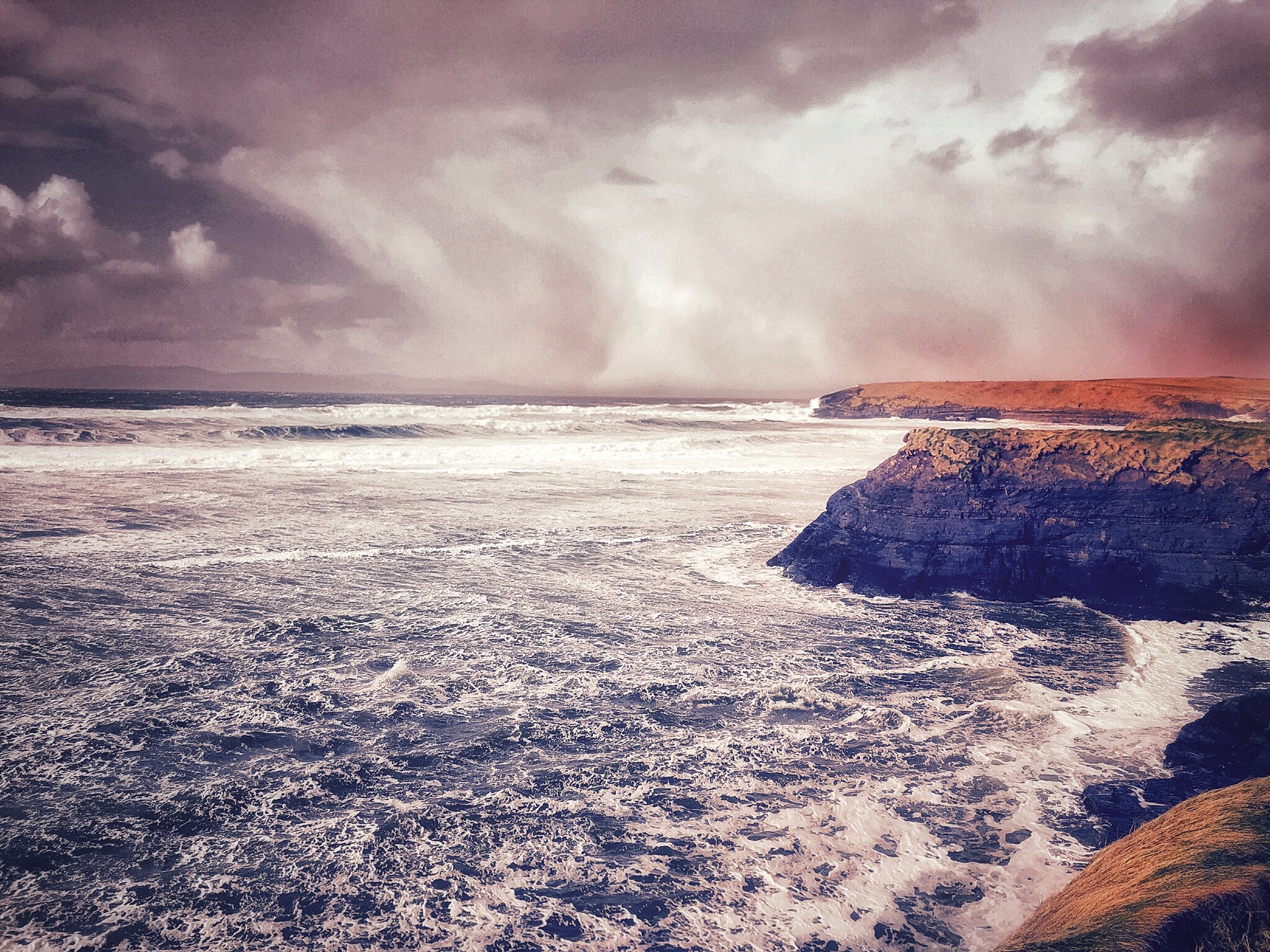 3rd Place Heavy shower off the coast of Donegal Tom Gilroy photography @tomgilroy33