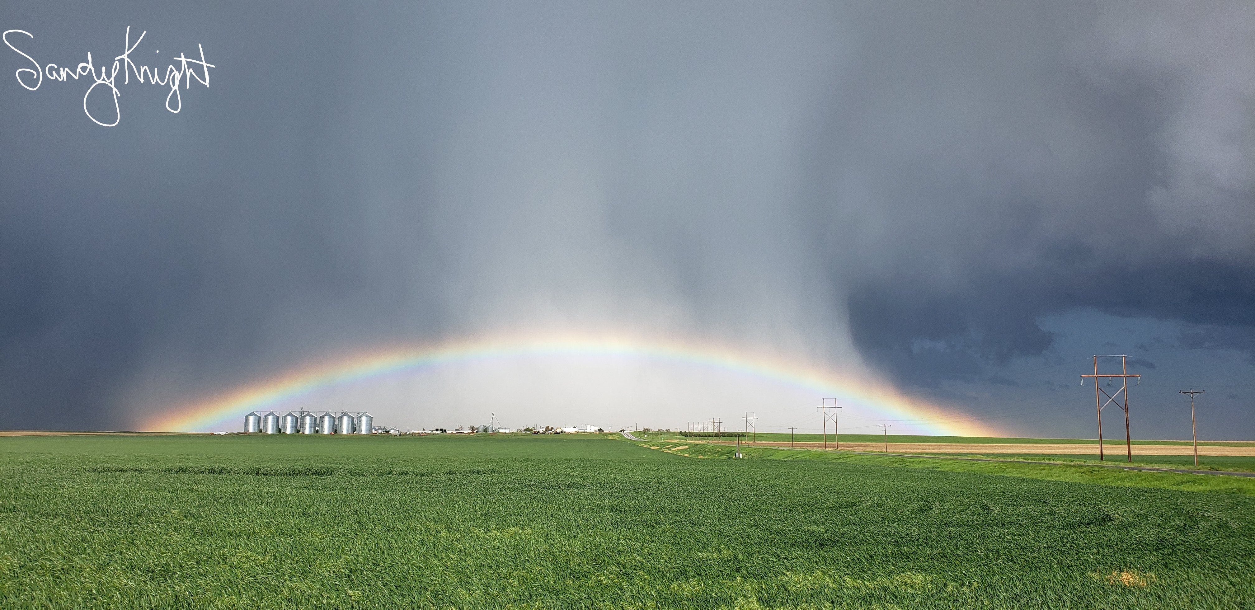 1st Place Hailbow on tornado warned storm E of Last Chance, CO by Sandy K @SandyK98604299